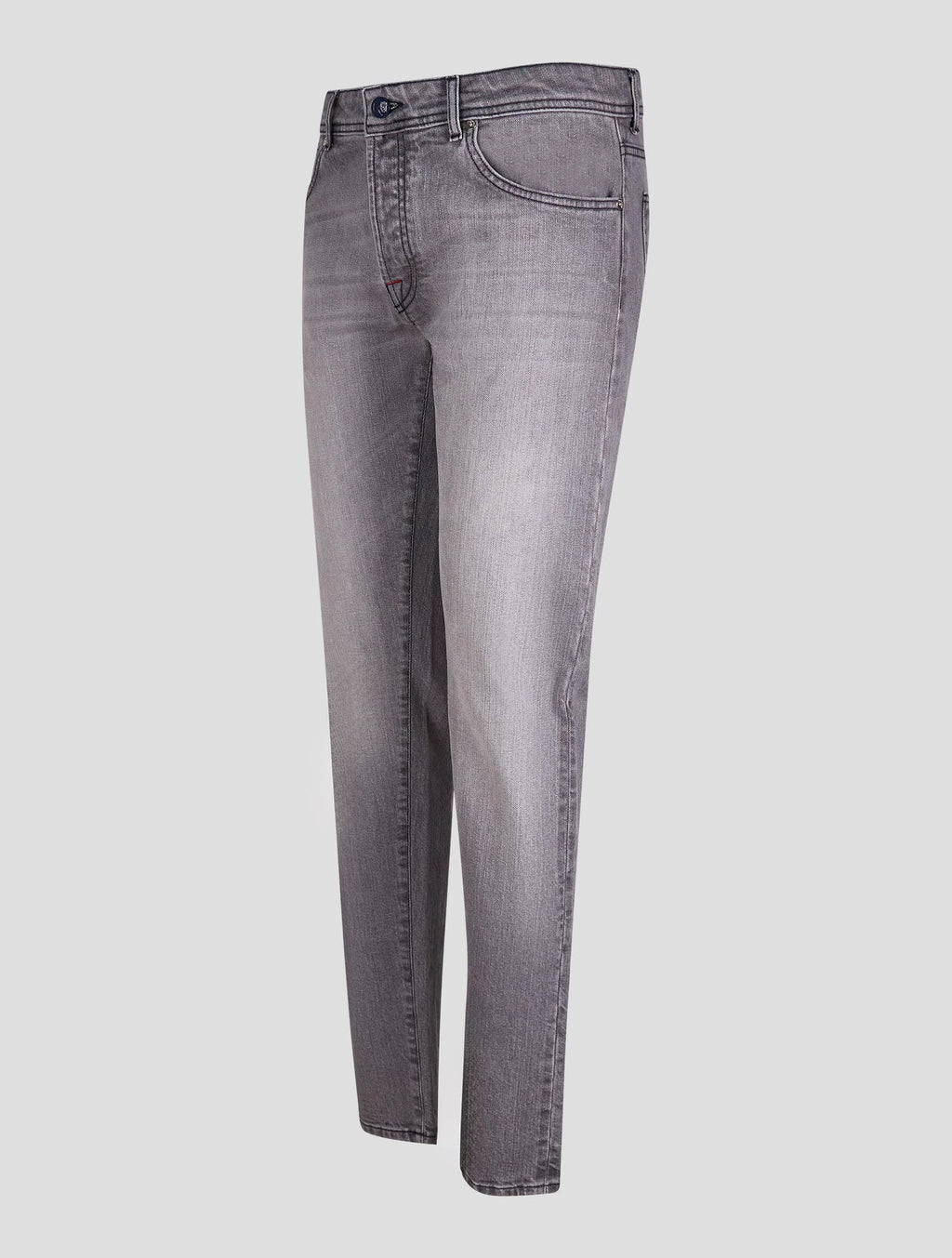 Marco Pescarolo Gray Cotton Cashmere Silk Jeans