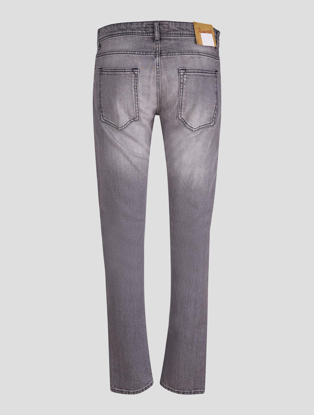 Marco Pescarolo Gray Cotton Cashmere Silk Jeans
