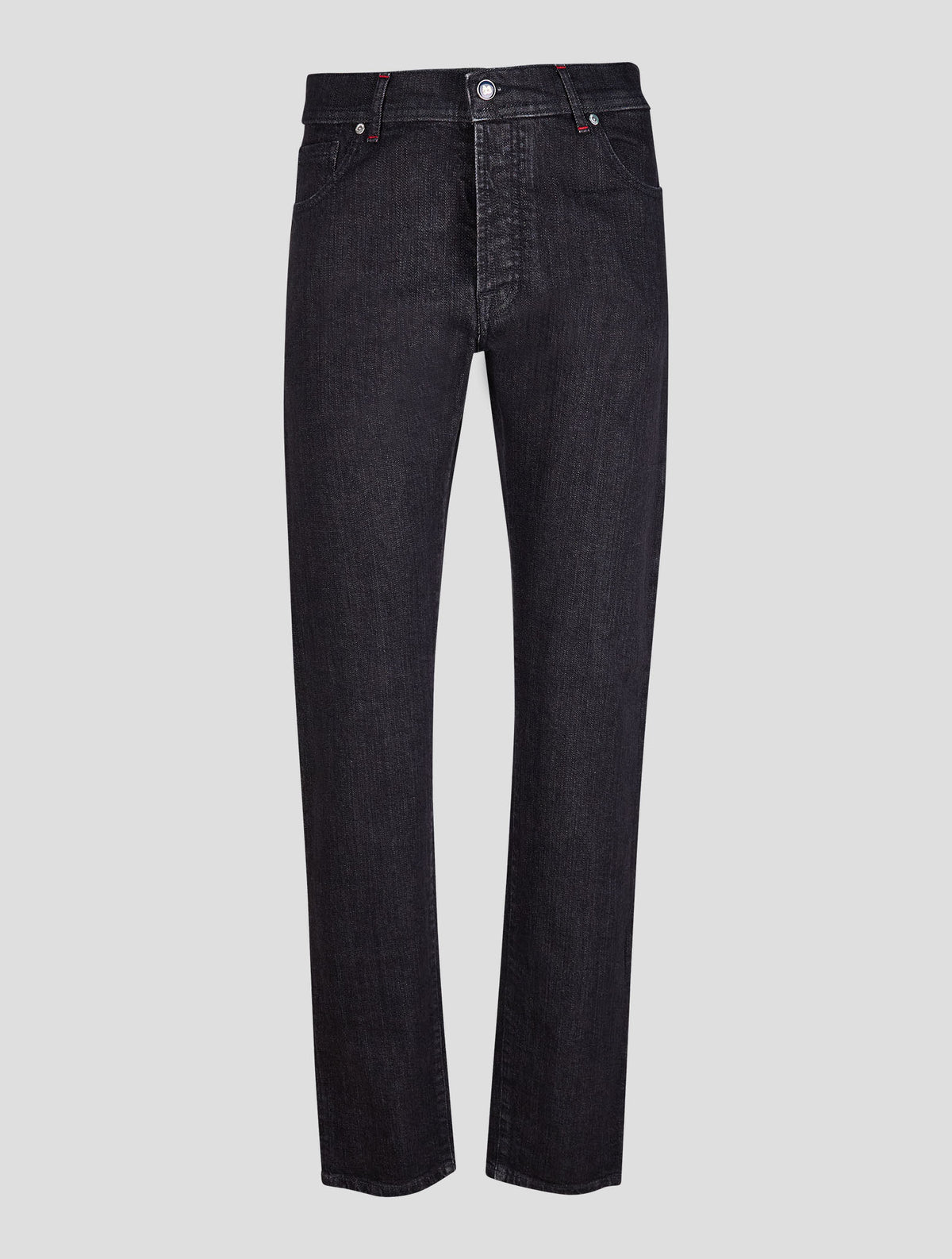 Marco Pescarolo Dark Gray Cotton Cashmere Silk Jeans