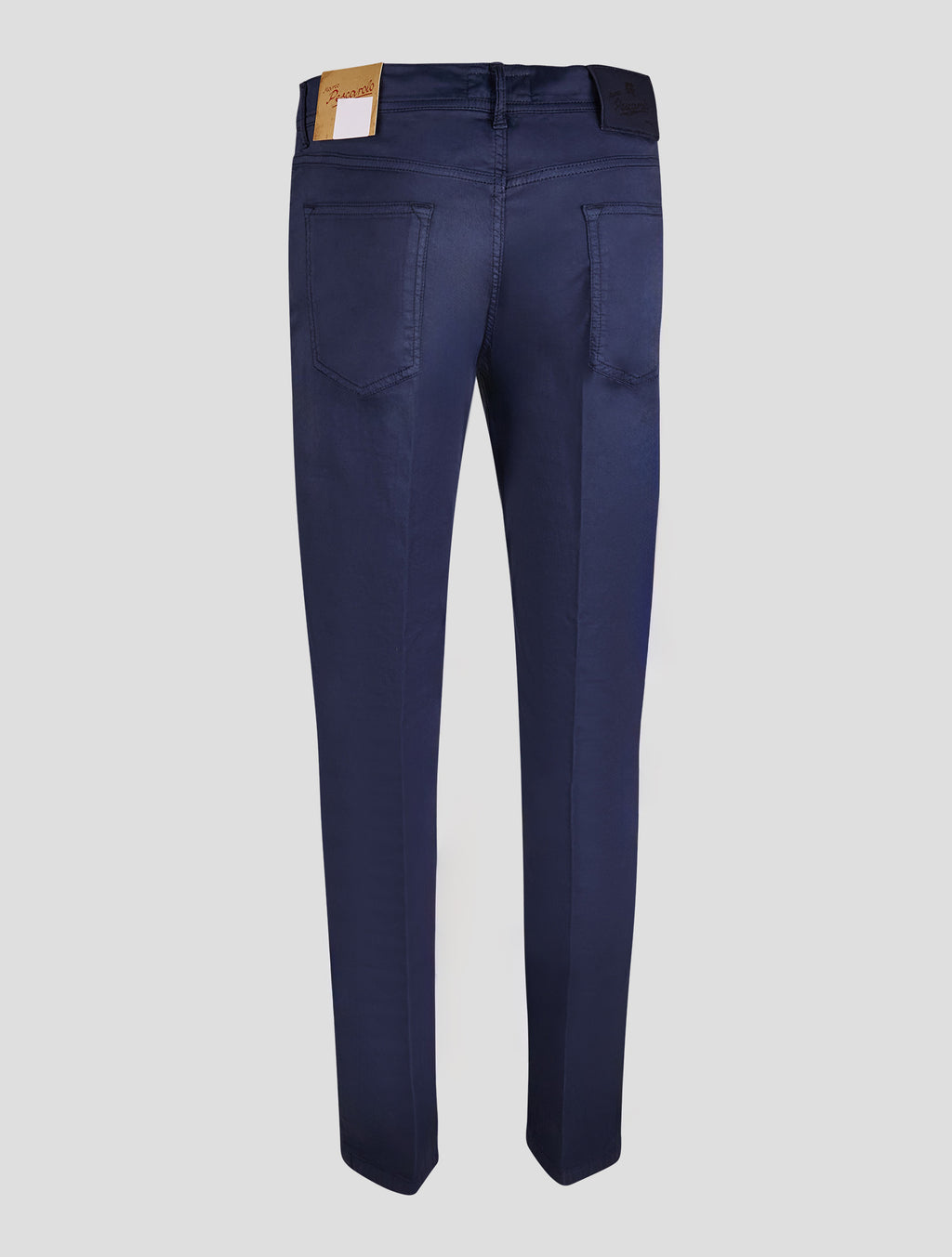 Marco Pescarolo Dark Blue Cotton Silk Ea Jeans
