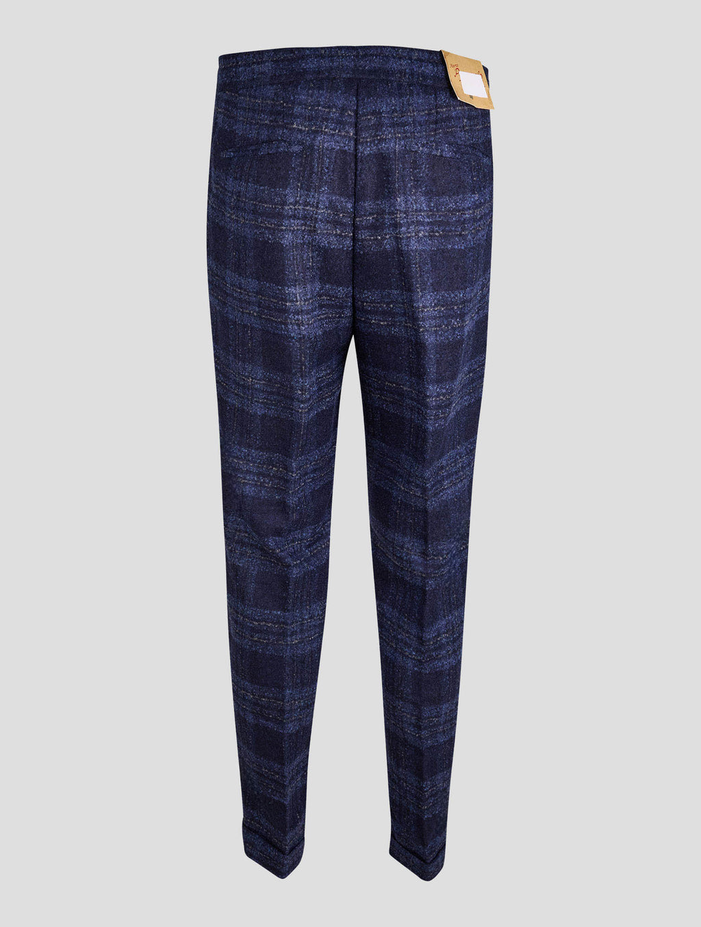 Marco Pescarolo Blue Alpaca Virgin Wool Pa Pants