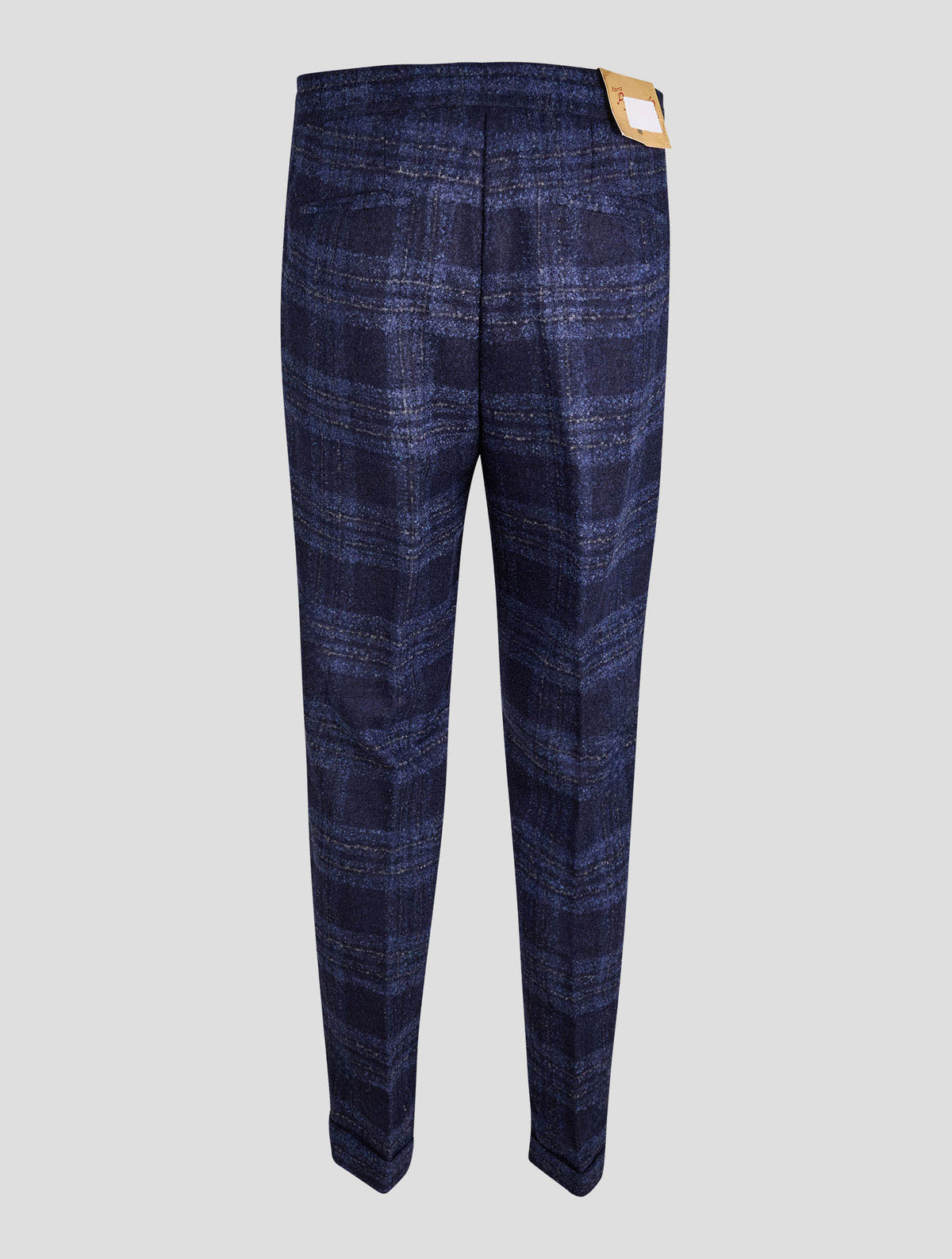 Marco Pescarolo Blue Alpaca Virgin Wool Pa Pants