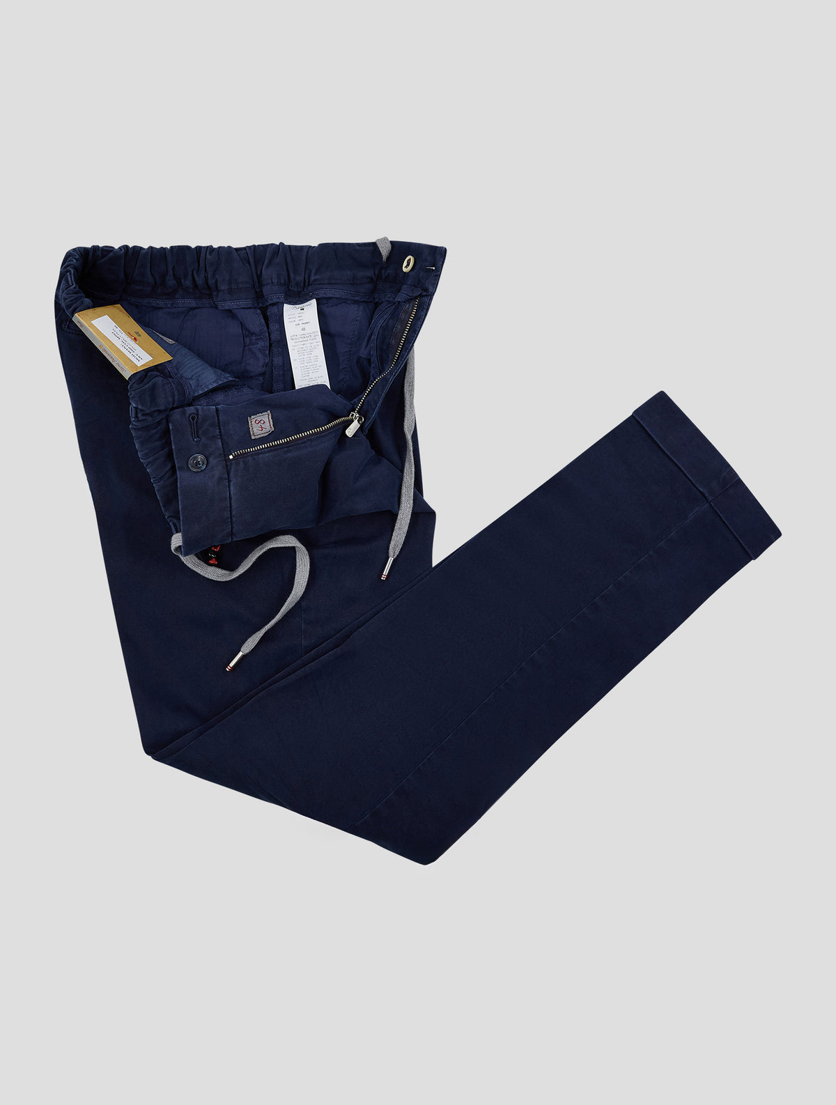 Marco Pescarolo Dark Blue Cotton Lycra Ea Pants