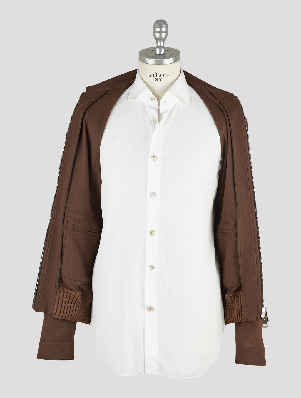 Kired Brown Wool Ea Coat