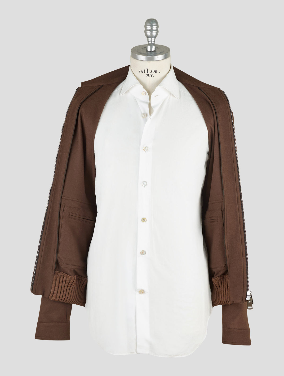 Kired Brown Wool Ea Coat