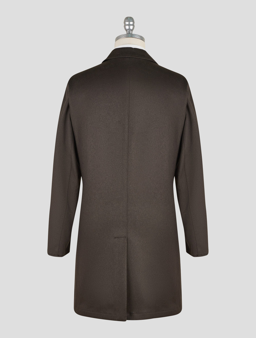 Kired Dark Green Blue Cashmere Pl Overcoat