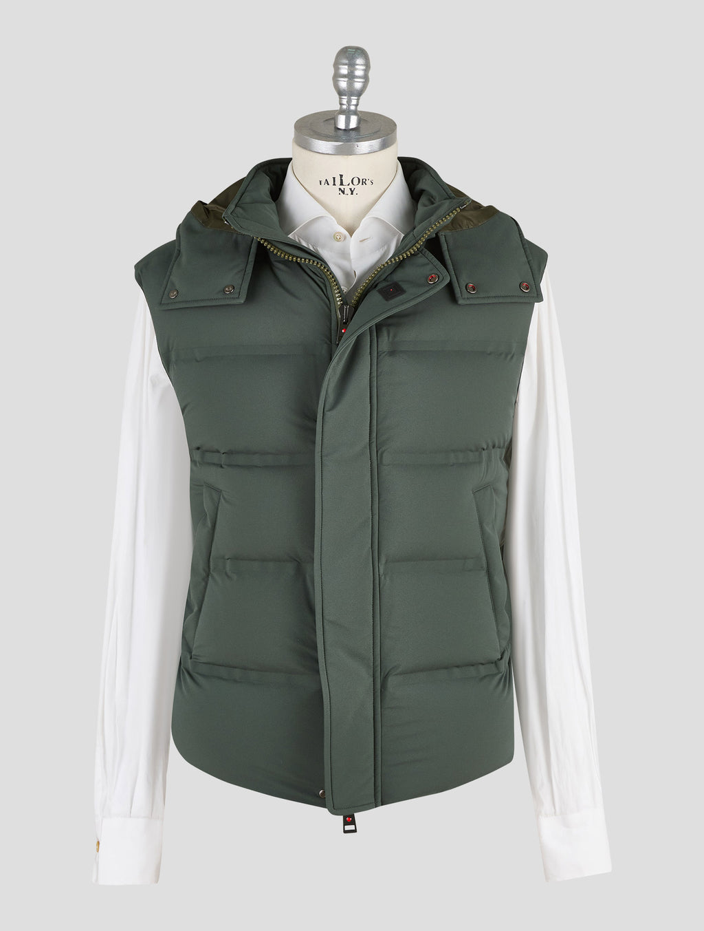 Kired Green Pa Gilet Coat