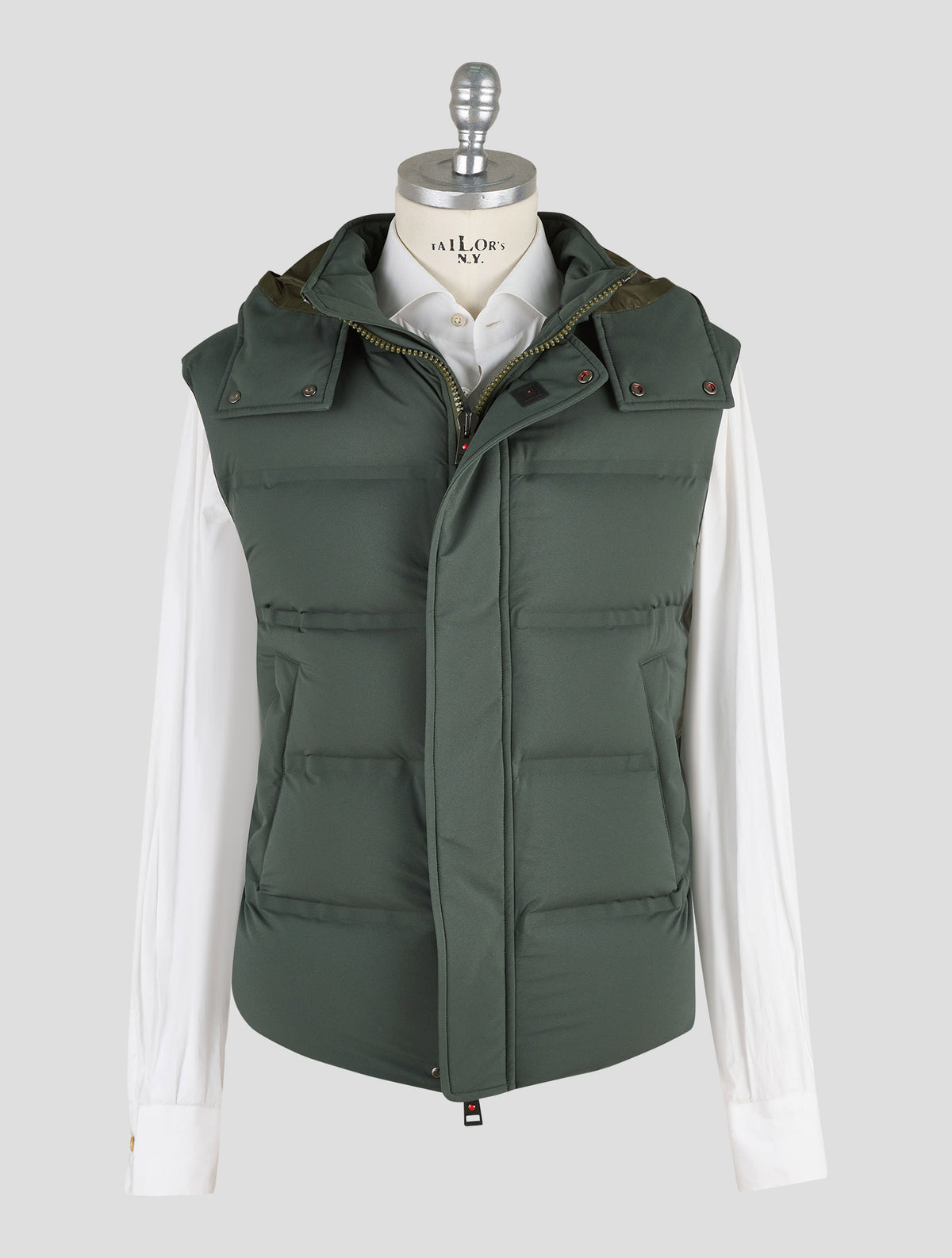 Kired Green Pa Gilet Coat