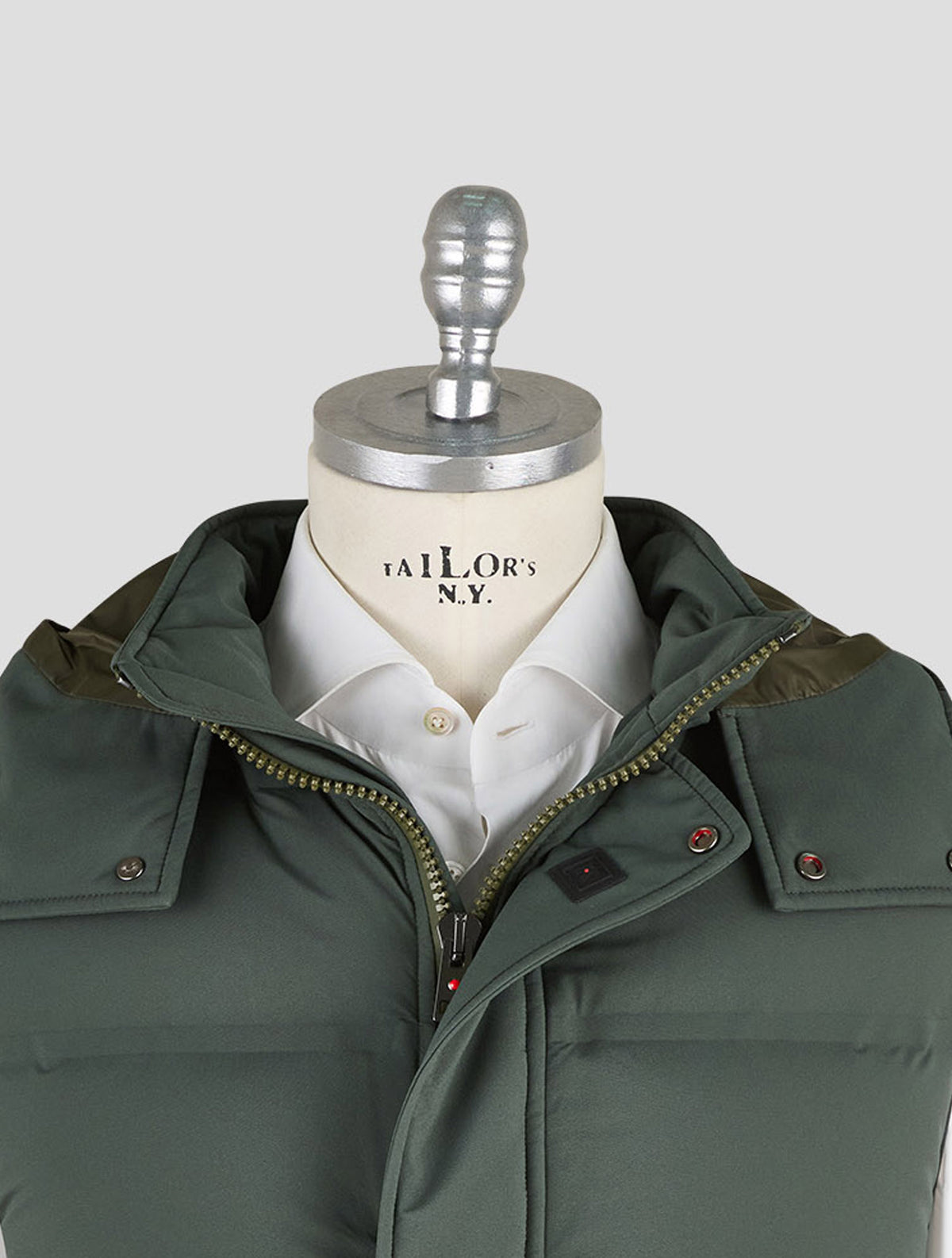 Kired Green Pa Gilet Coat