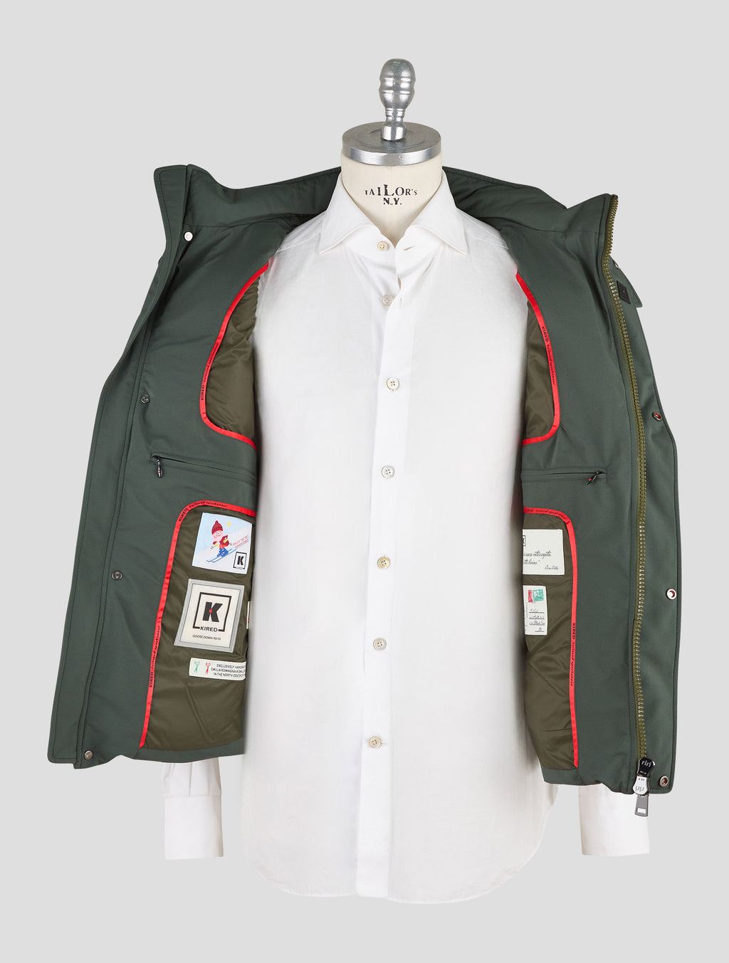 Kired Green Pa Gilet Coat