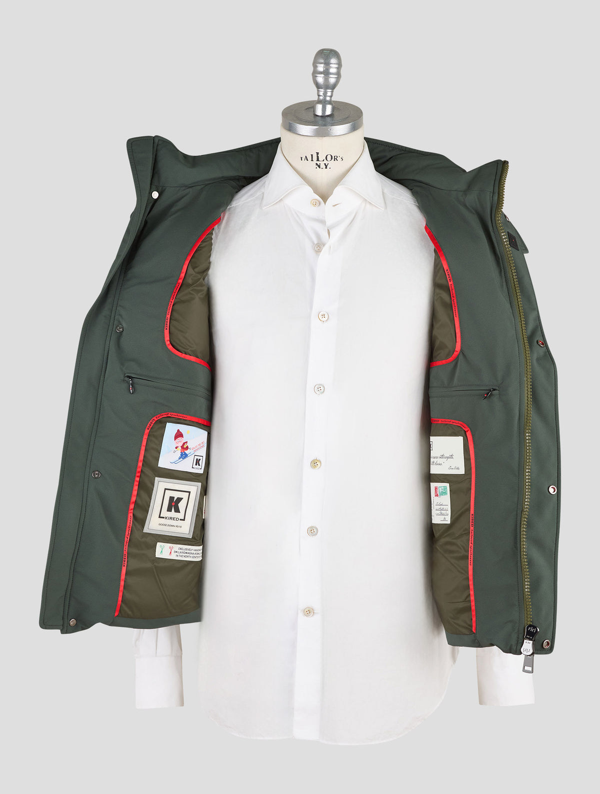 Kired Green Pa Gilet Coat
