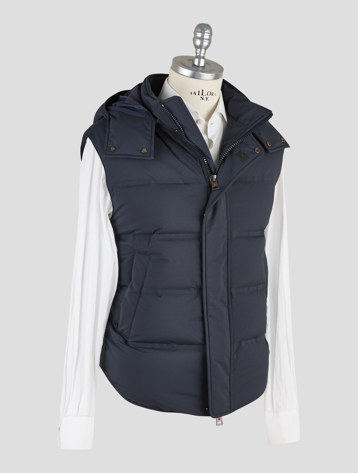 Kired Blue Pa Gilet Coat