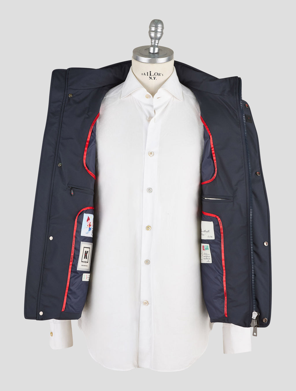 Kired Blue Pa Gilet Coat