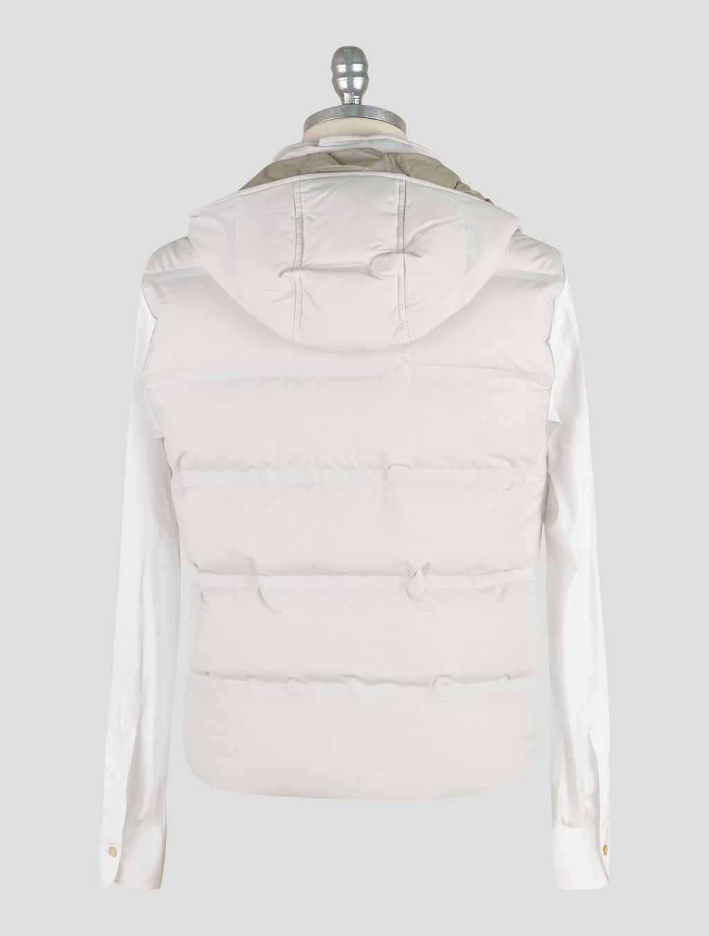 Kired White Pa Gilet Coat