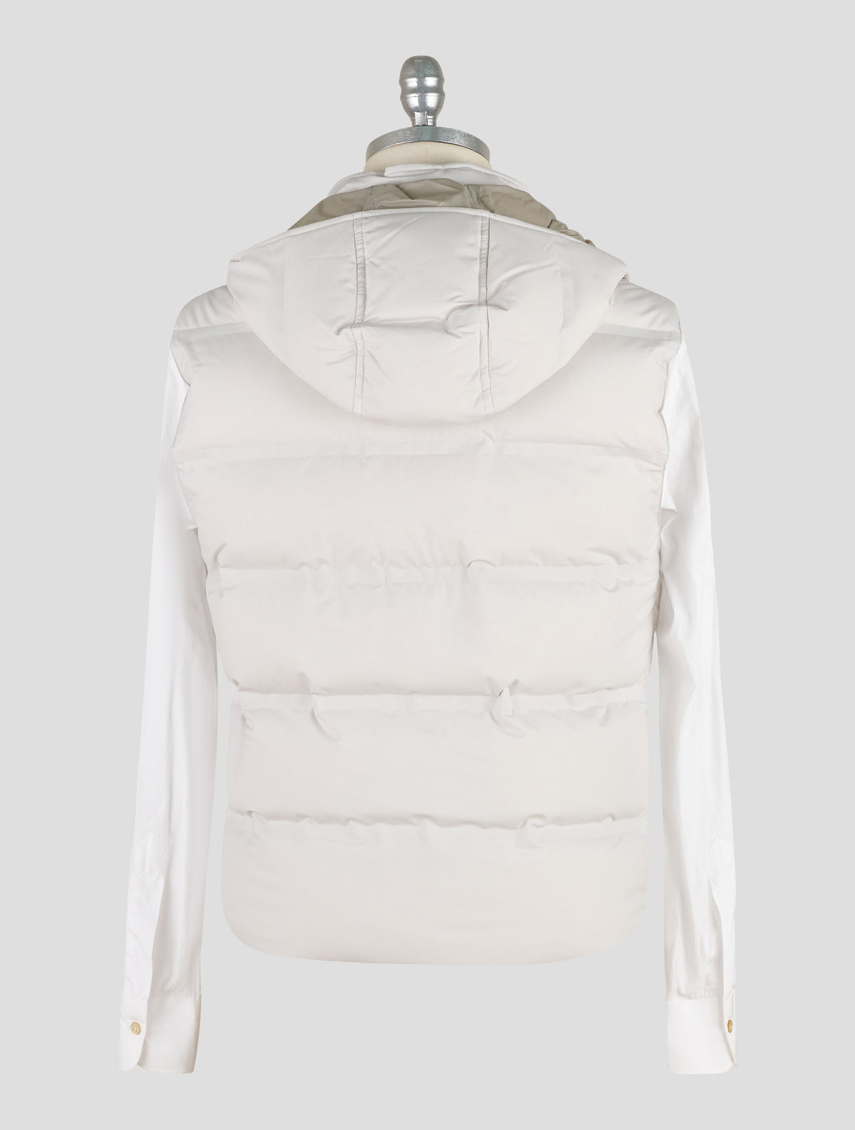 Kired White Pa Gilet Coat
