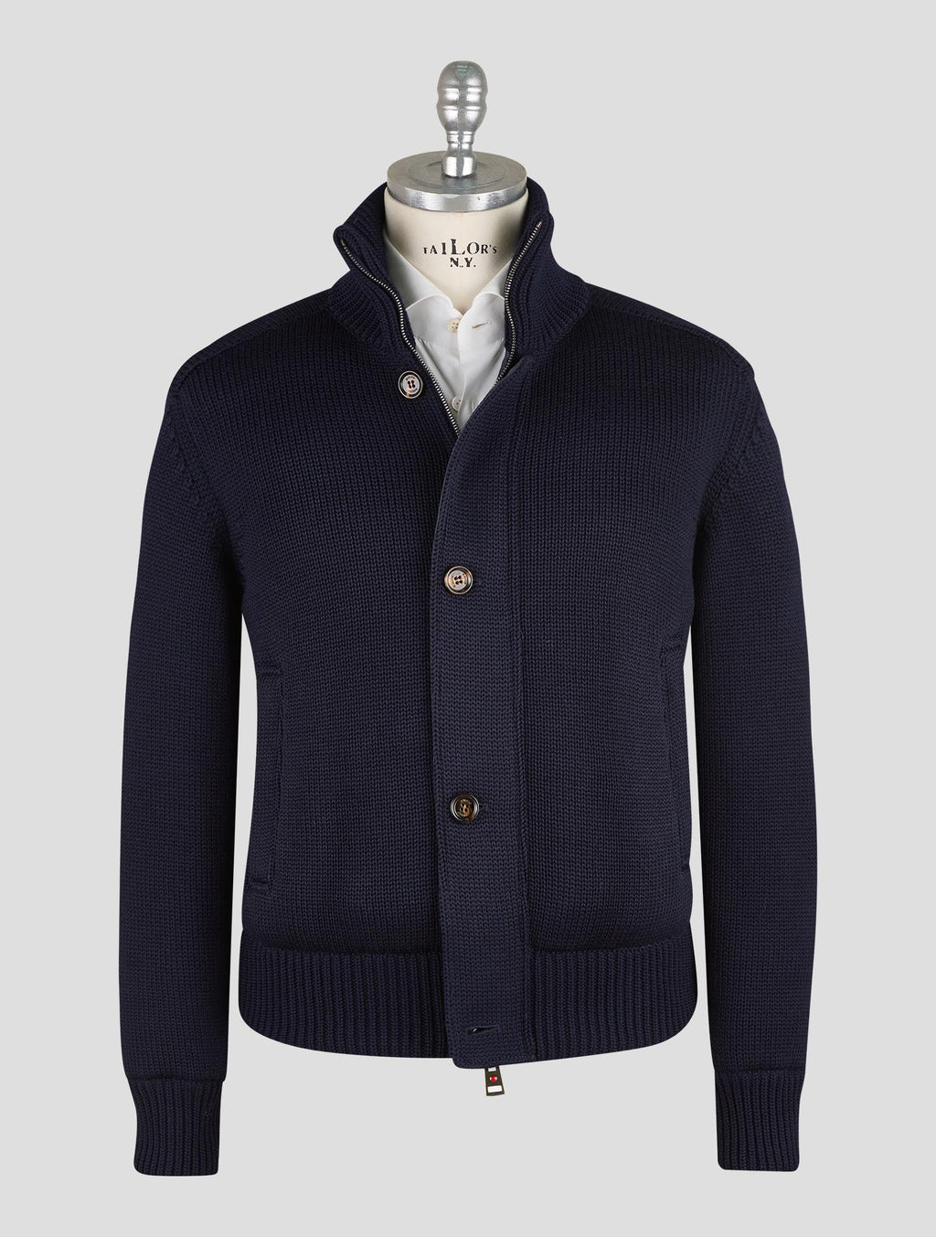 Kired Blue Wool Coat