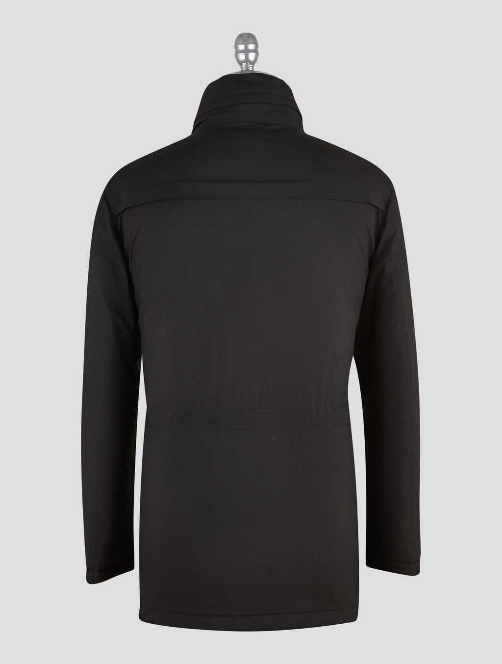 Kired Black Pl Mink Fur Collar Coat