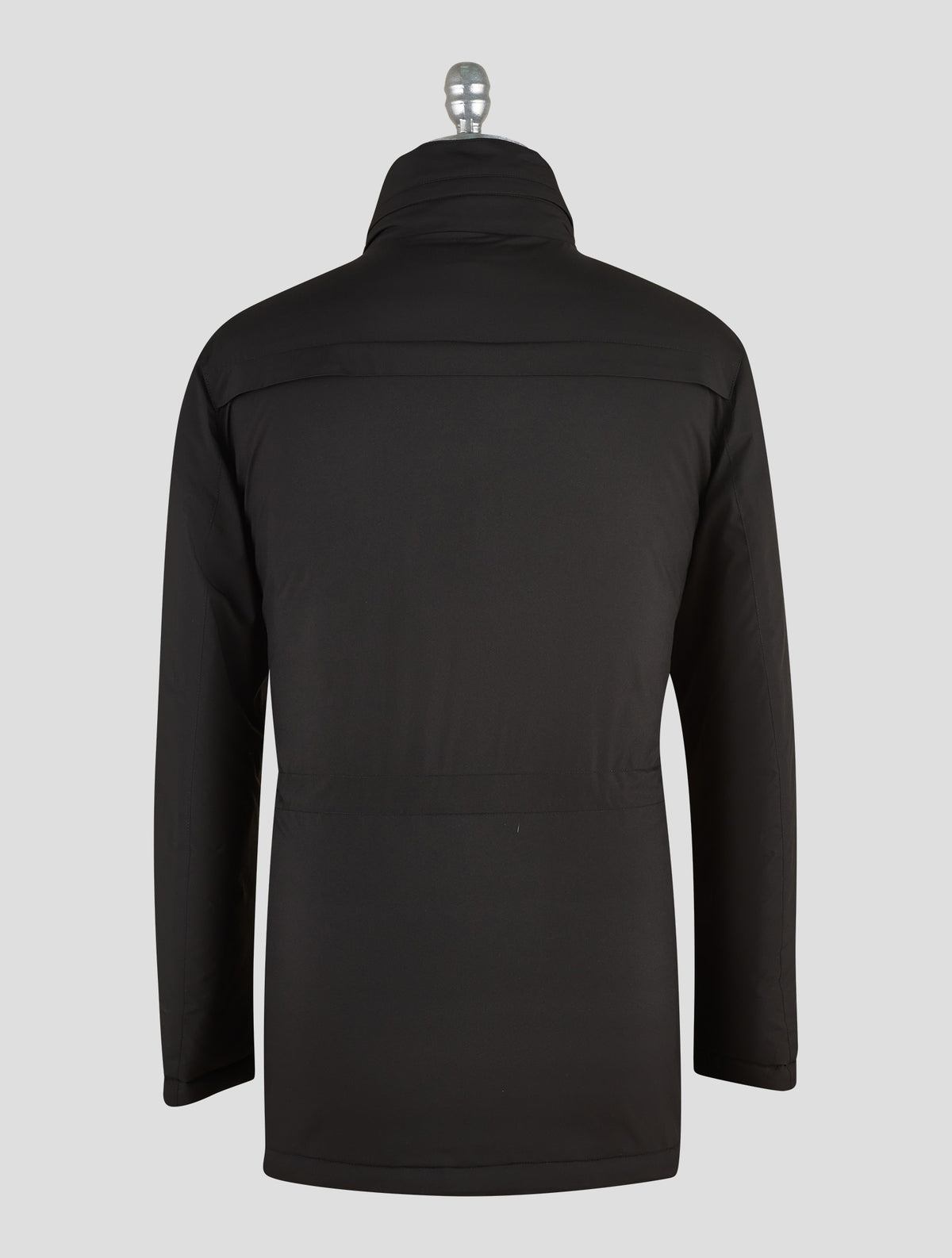 Kired Black Pl Mink Fur Collar Coat
