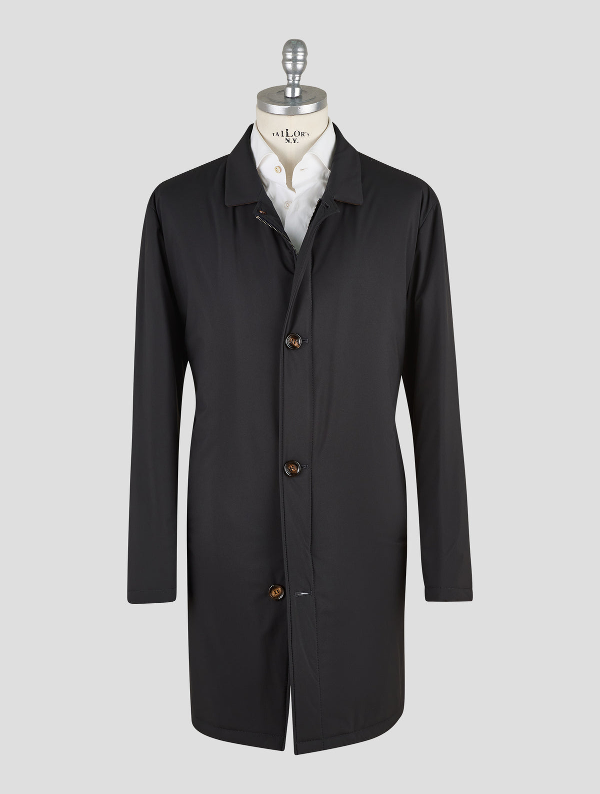 Kired Blue Navy Pl Overcoat