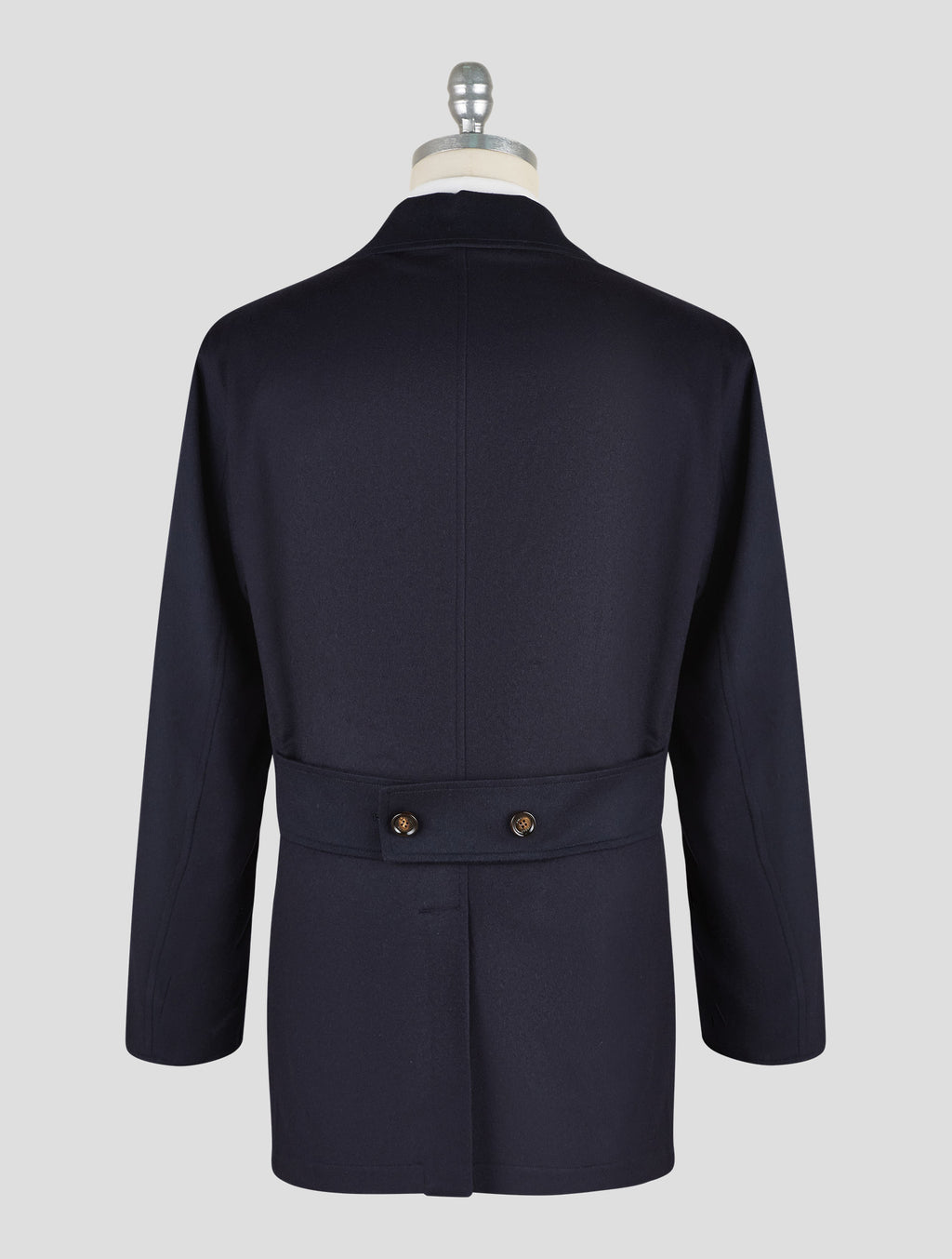 Kired Blue Navy Cashmere Pa Reverse Coat