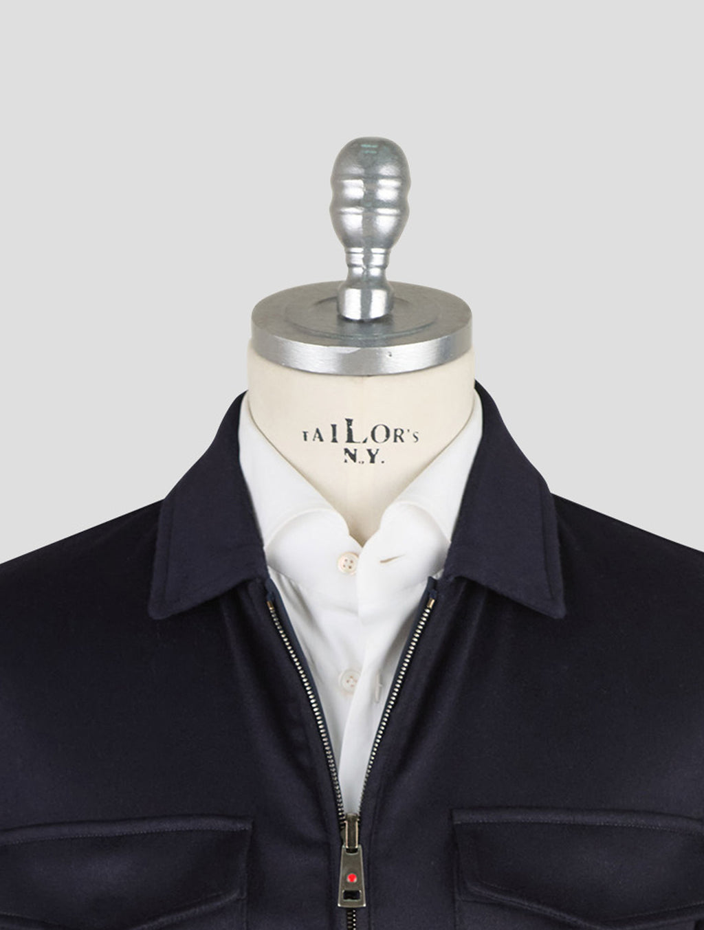 Kired Blue Navy Cashmere Pl Reverse Coat