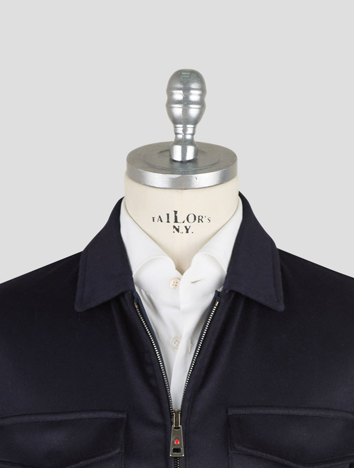 Kired Blue Navy Cashmere Pl Reverse Coat