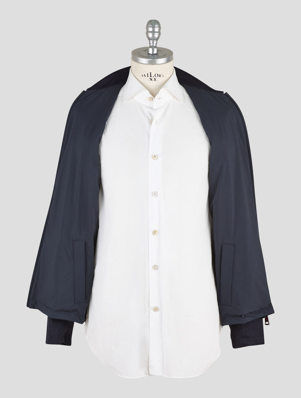 Kired Blue Navy Cashmere Pl Reverse Coat