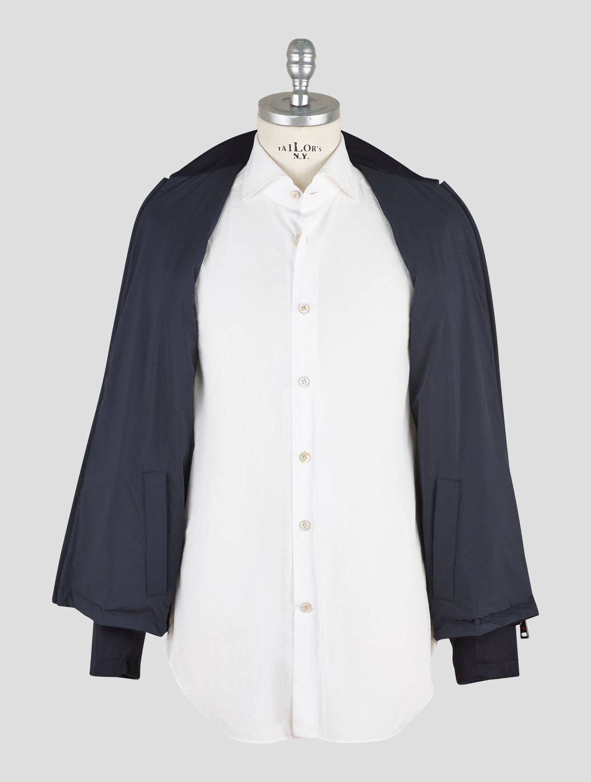 Kired Blue Navy Cashmere Pl Reverse Coat