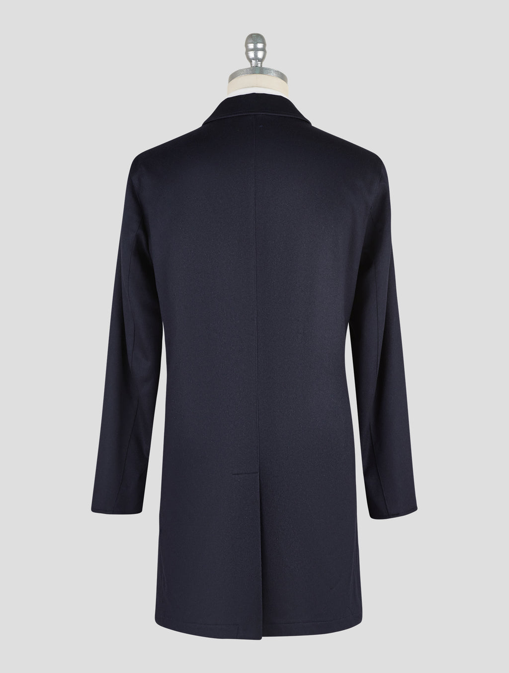 Kired Blue Navy Cashmere Pl Reverse Overcoat