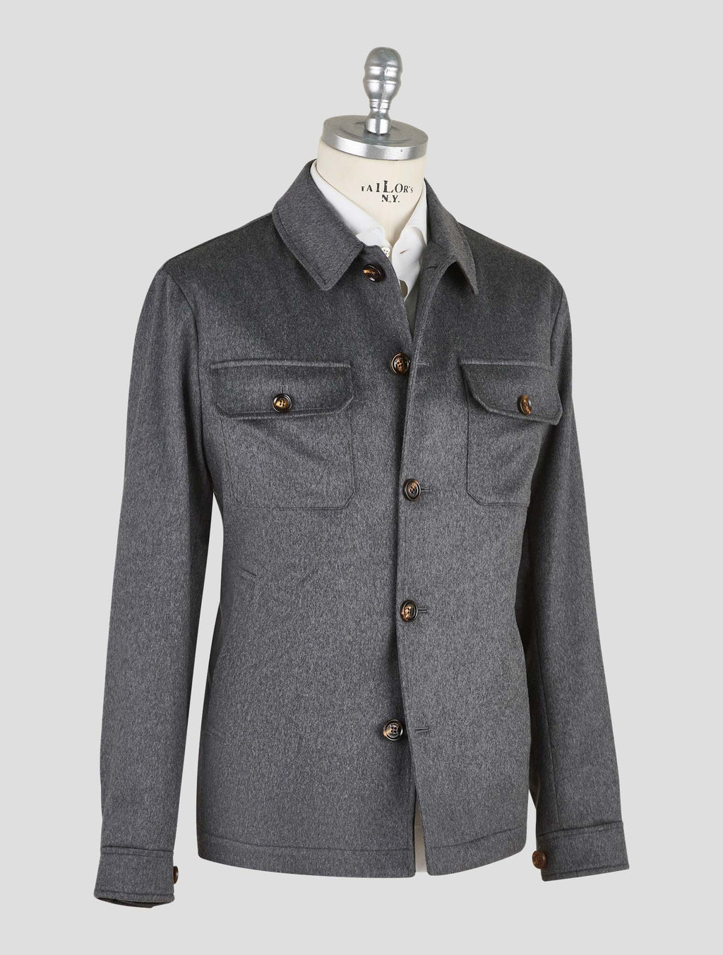 Kired Dark Gray Cashmere Coat