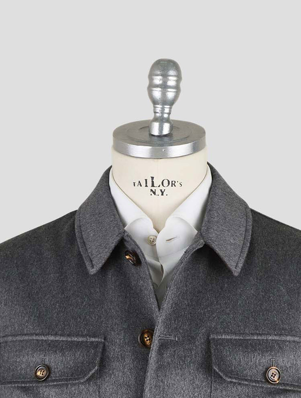Kired Dark Gray Cashmere Coat