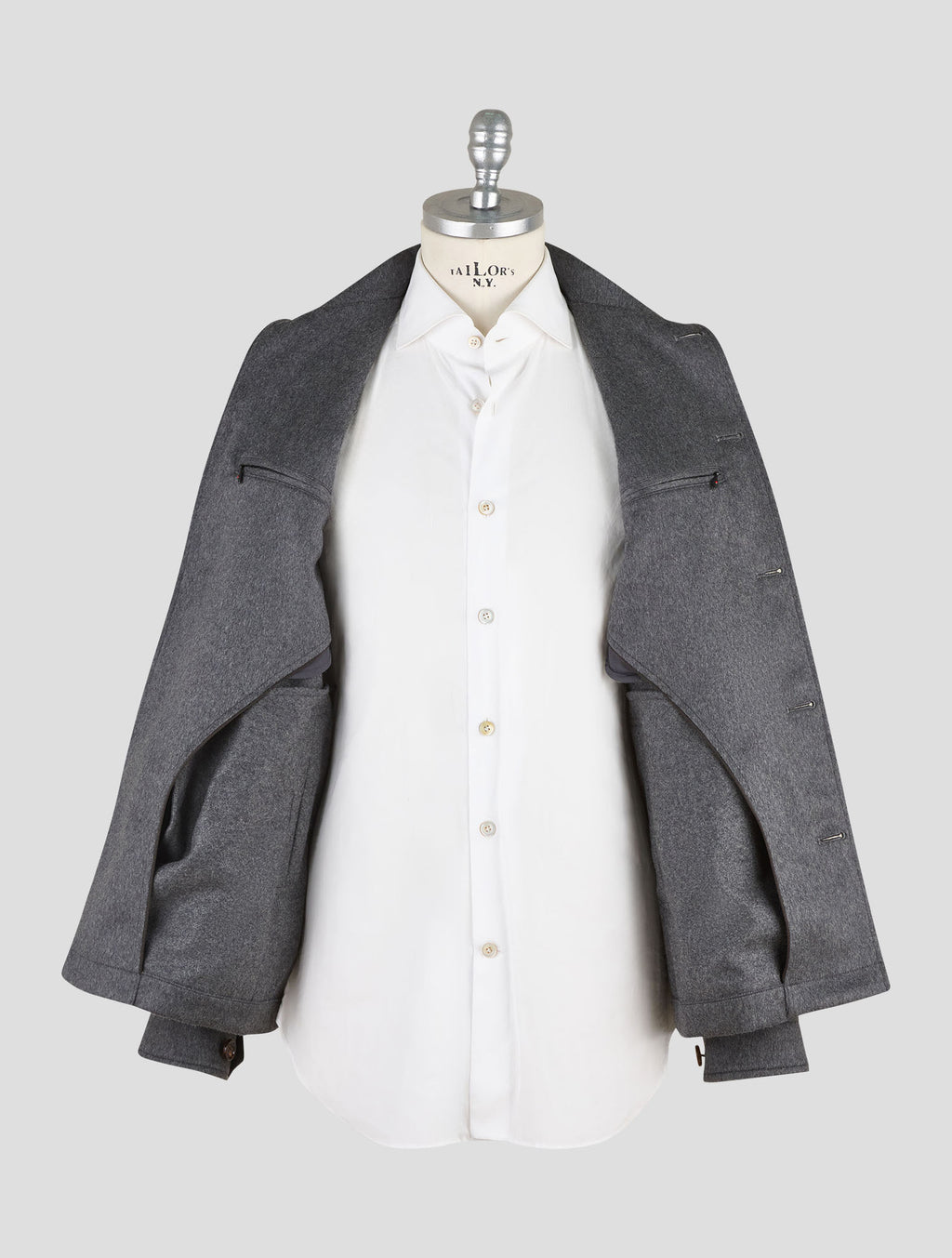Kired Dark Gray Cashmere Coat