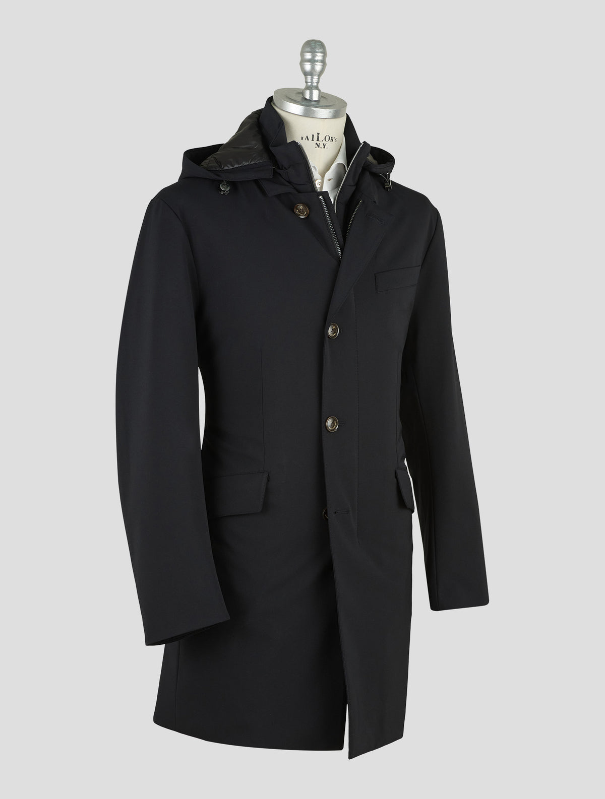 Montecore Dark Blue  Pl Pu Overcoat