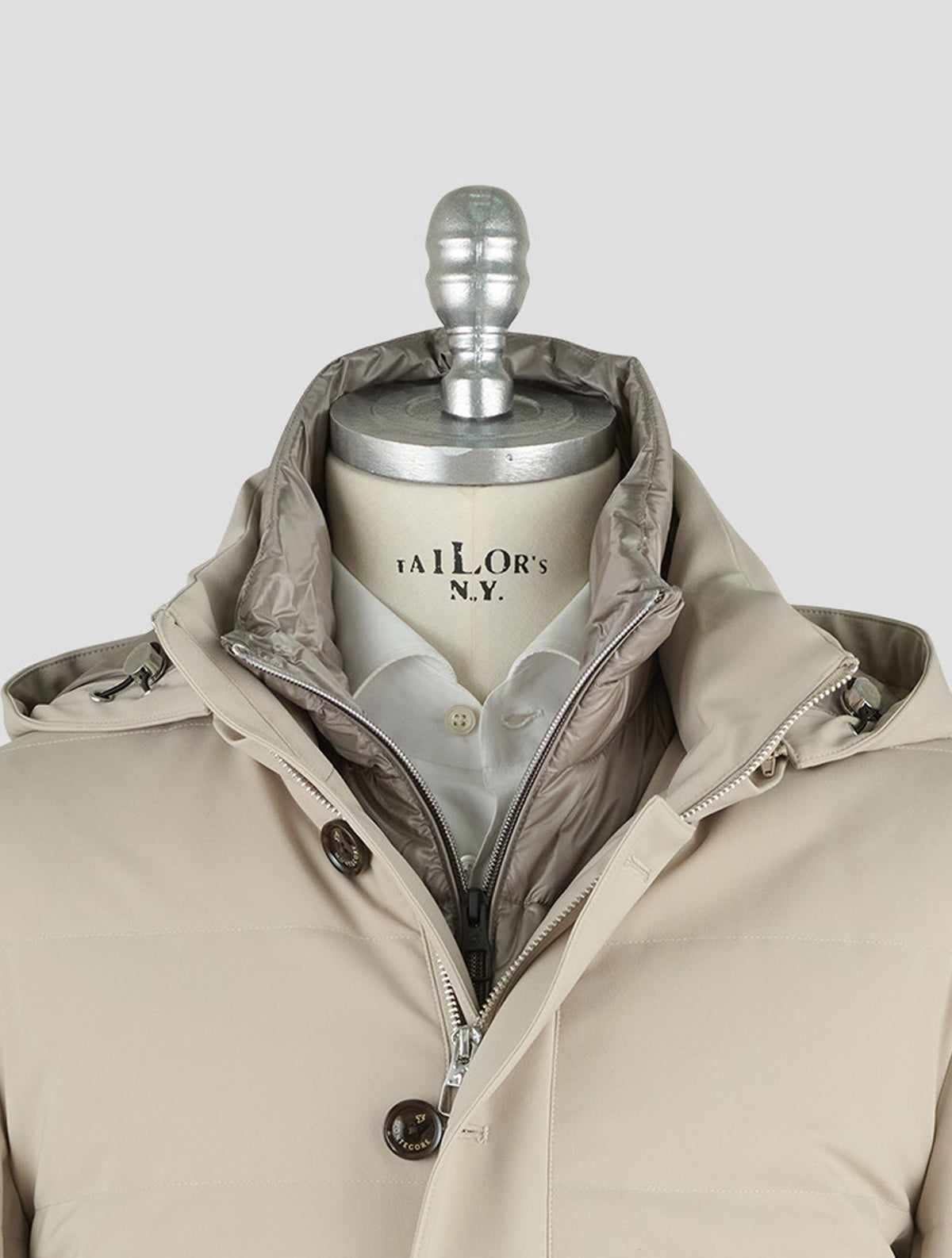 Montecore Beige Pl Pu Coat