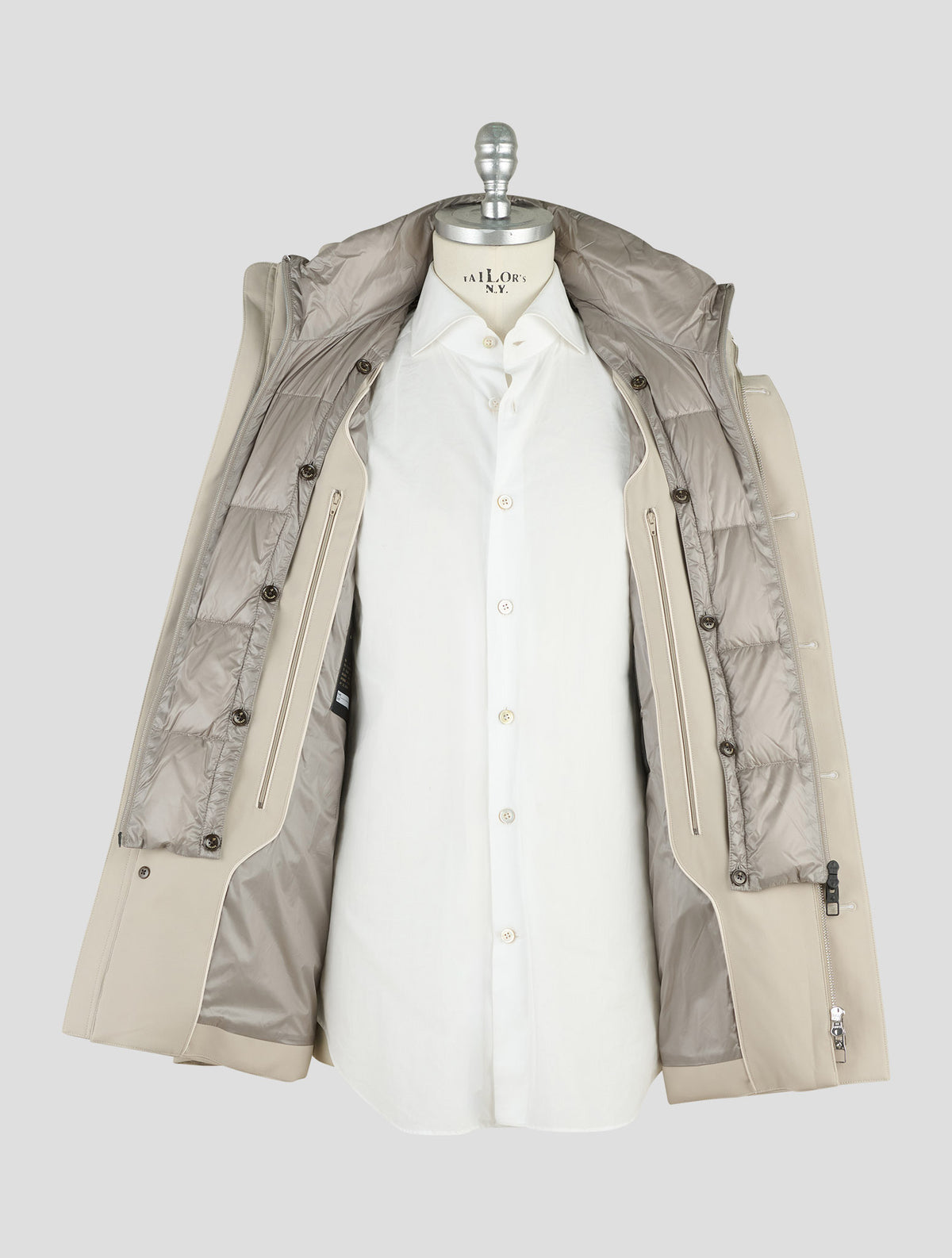 Montecore Beige Pl Pu Coat