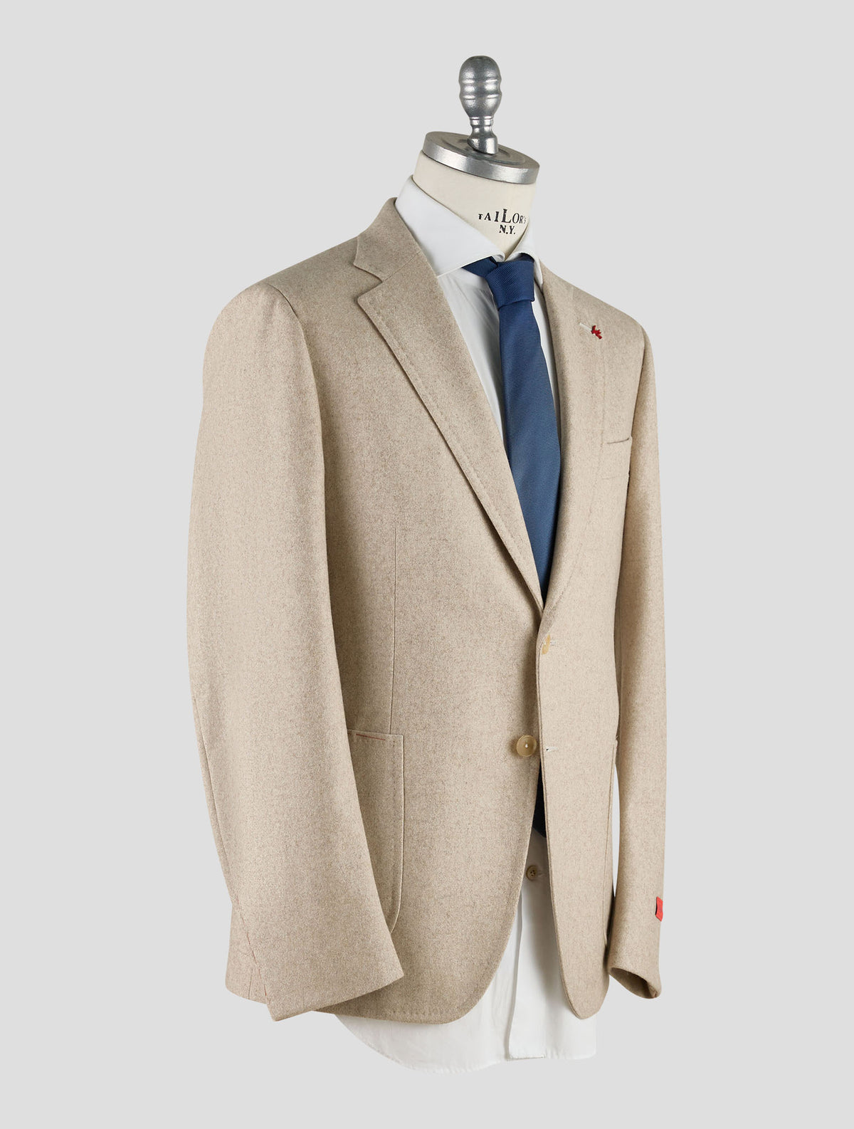 Isaia Beige Wool Cashmere Blazer Mod. Capri