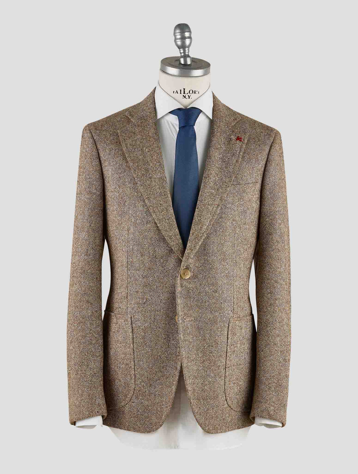 Isaia Brown Wool Blazer Mod. Capri