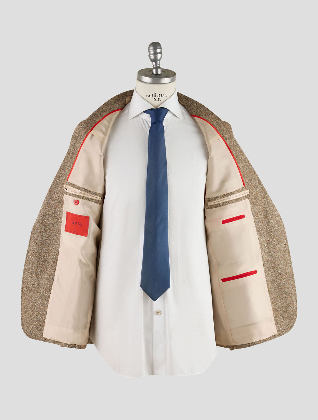 Isaia Brown Wool Blazer Mod. Capri