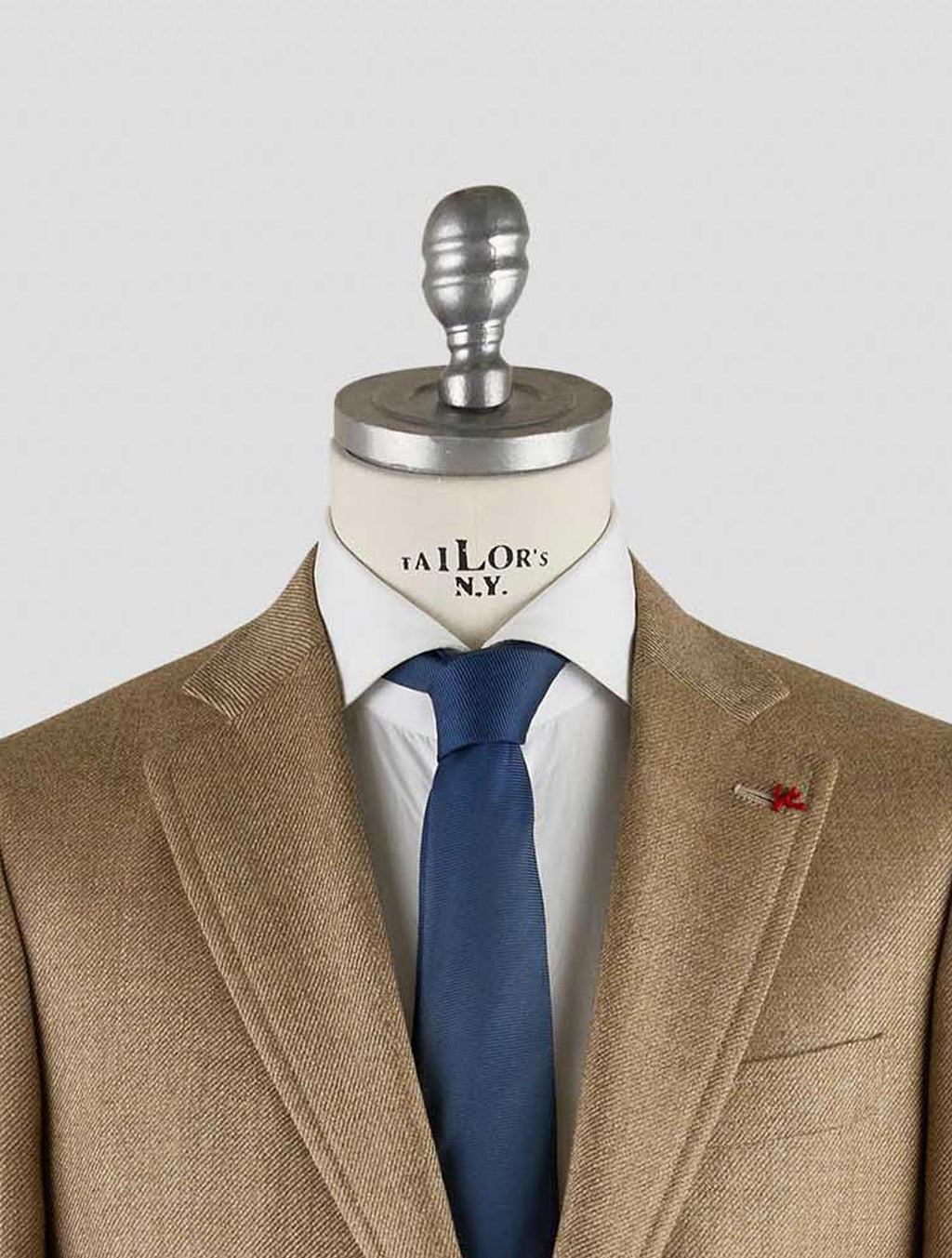 Isaia Light Brown Wool Blazer Mod. Capri