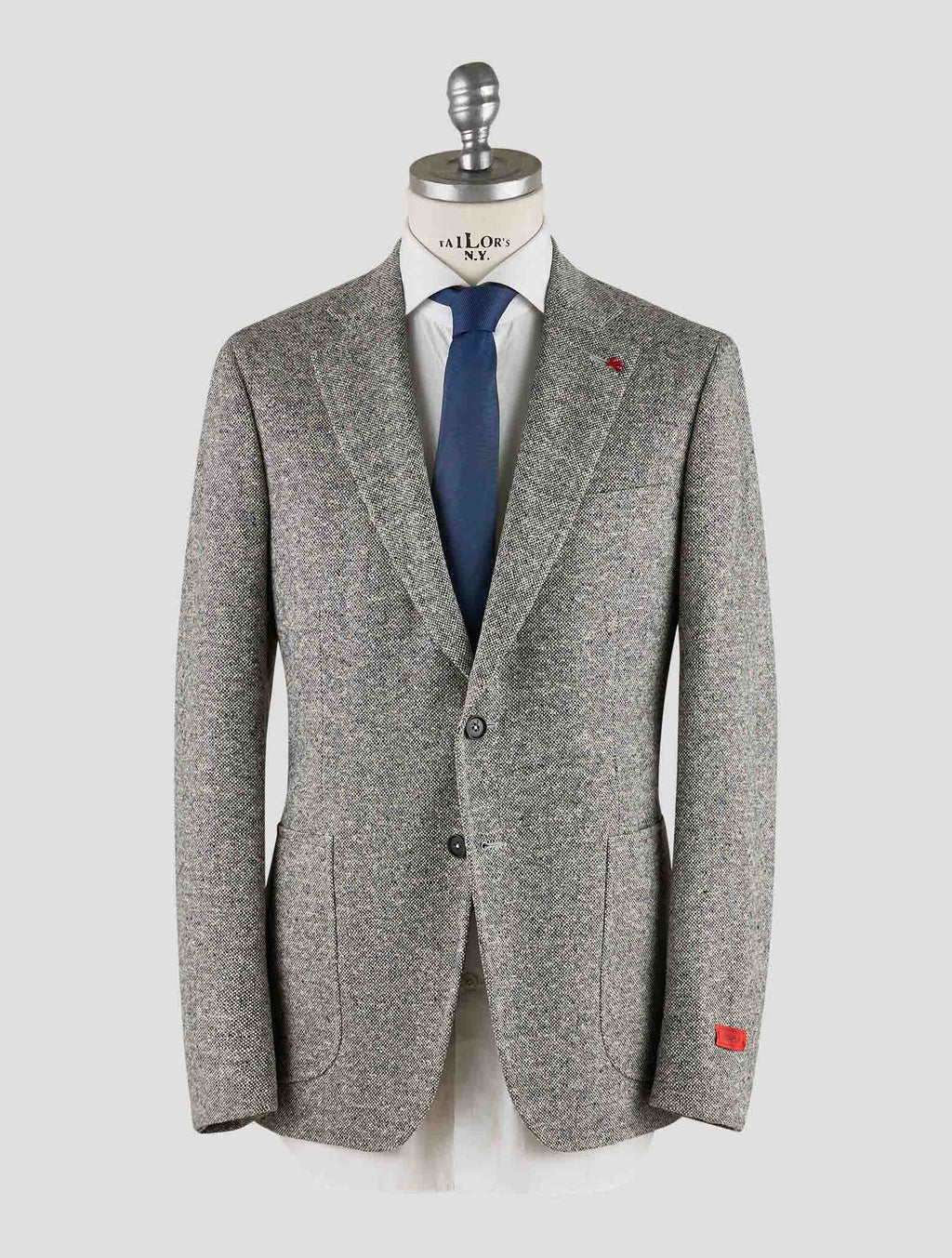 Isaia Gray Wool Blazer Mod. Capri