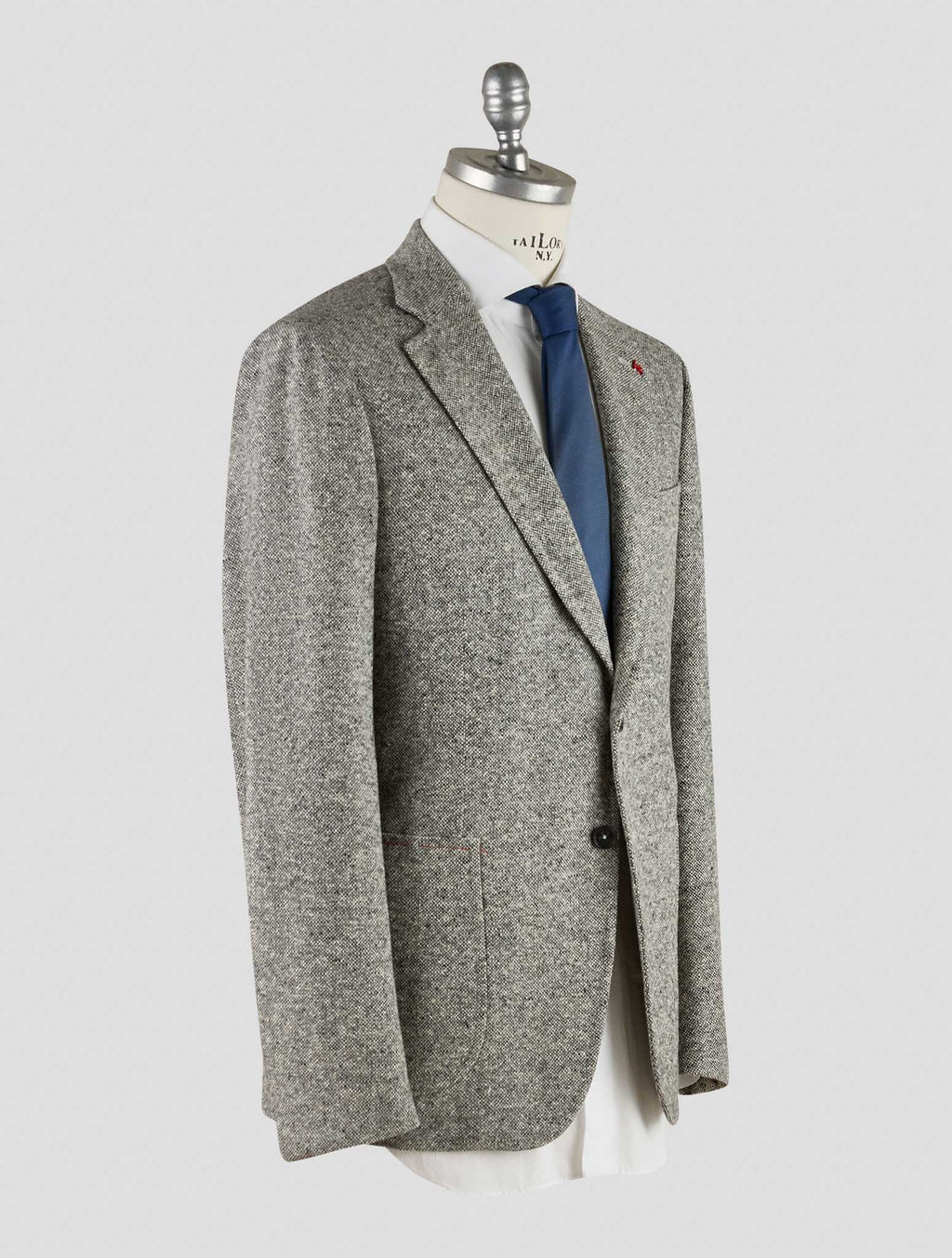 Isaia Gray Wool Blazer Mod. Capri