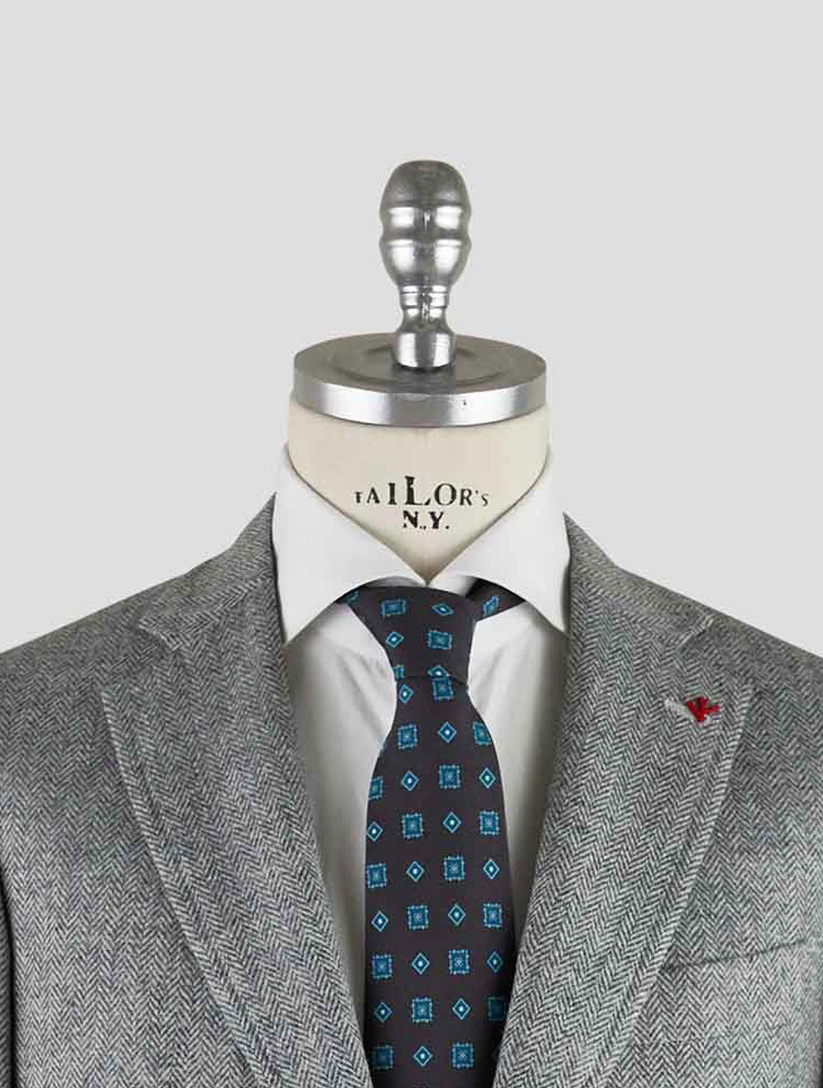 Isaia Gray Wool Blazer Mod. Capri