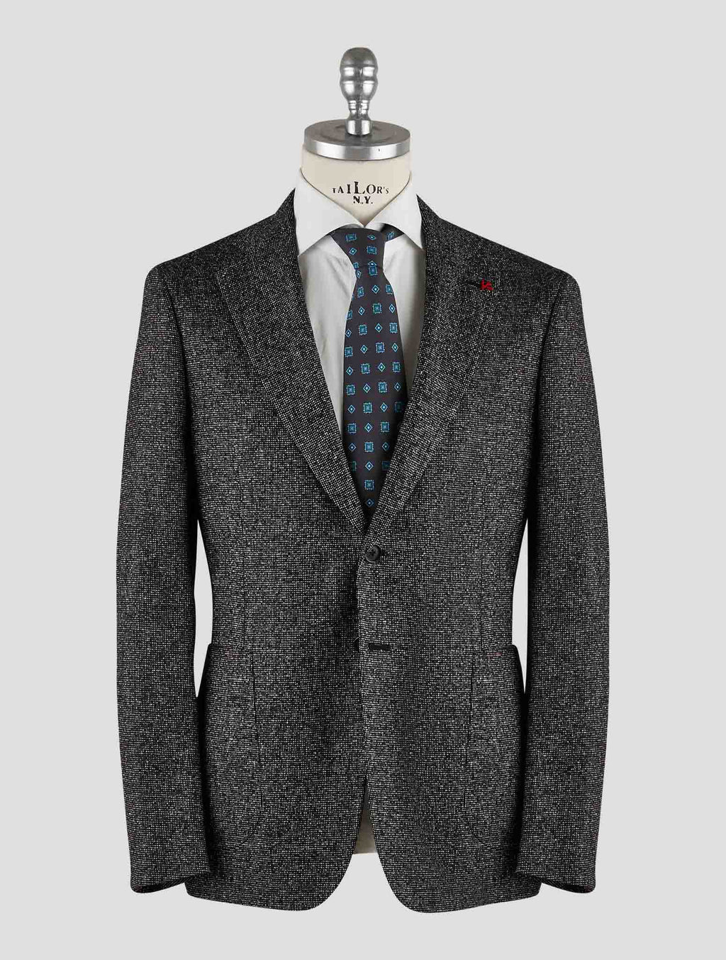 Isaia Dark Gray Wool Blazer Mod. Capri