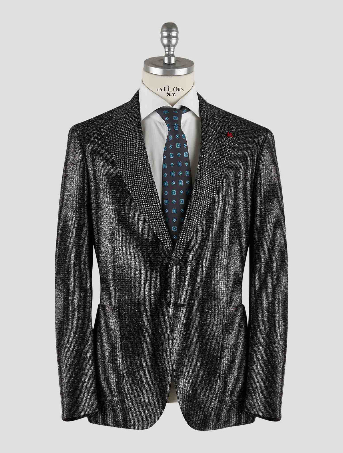Isaia Dark Gray Wool Blazer Mod. Capri