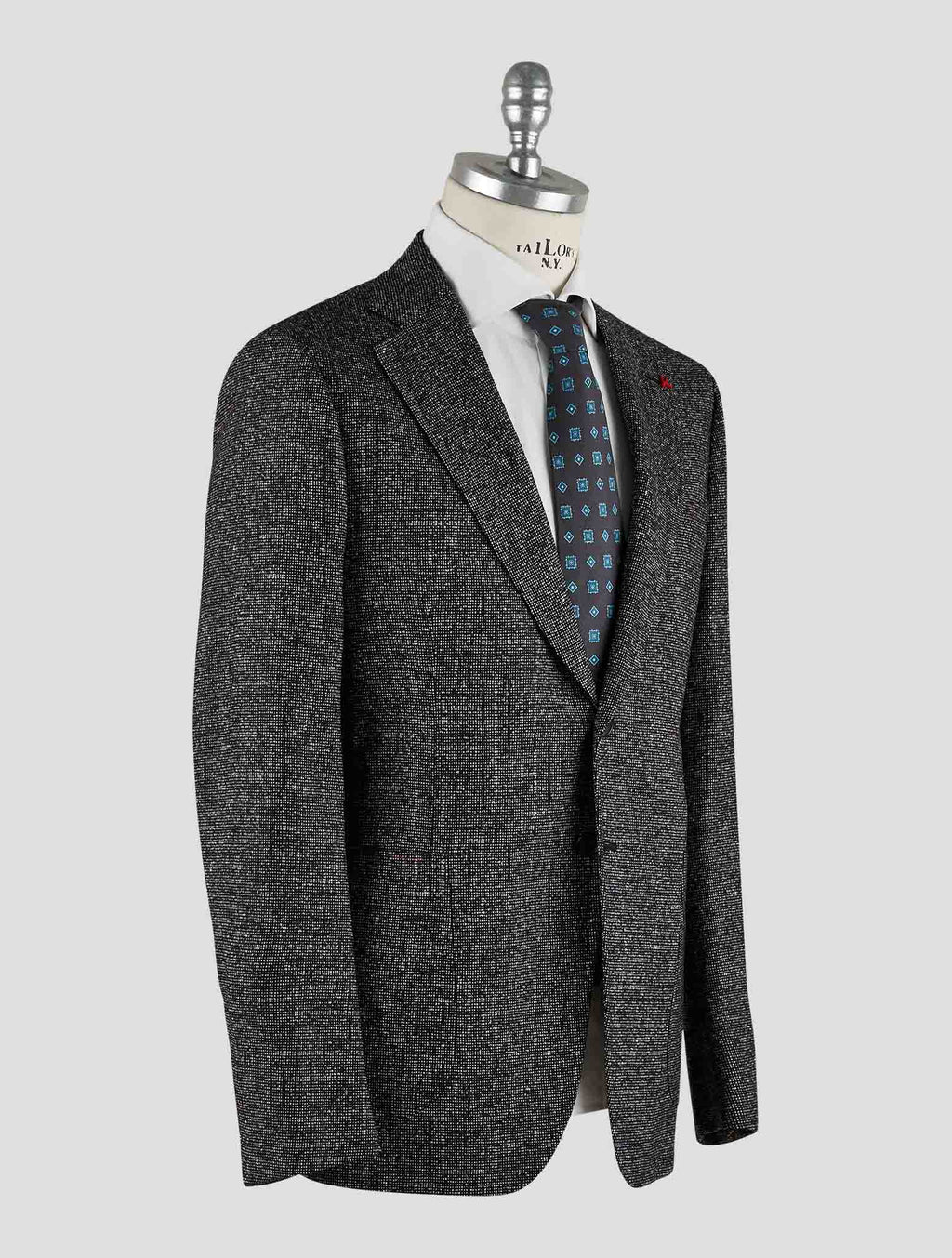 Isaia Dark Gray Wool Blazer Mod. Capri