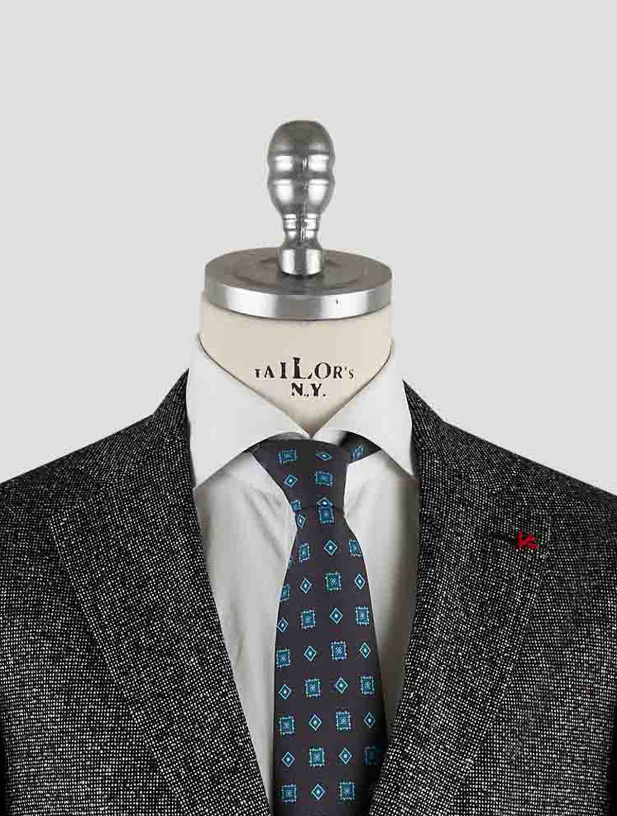 Isaia Dark Gray Wool Blazer Mod. Capri
