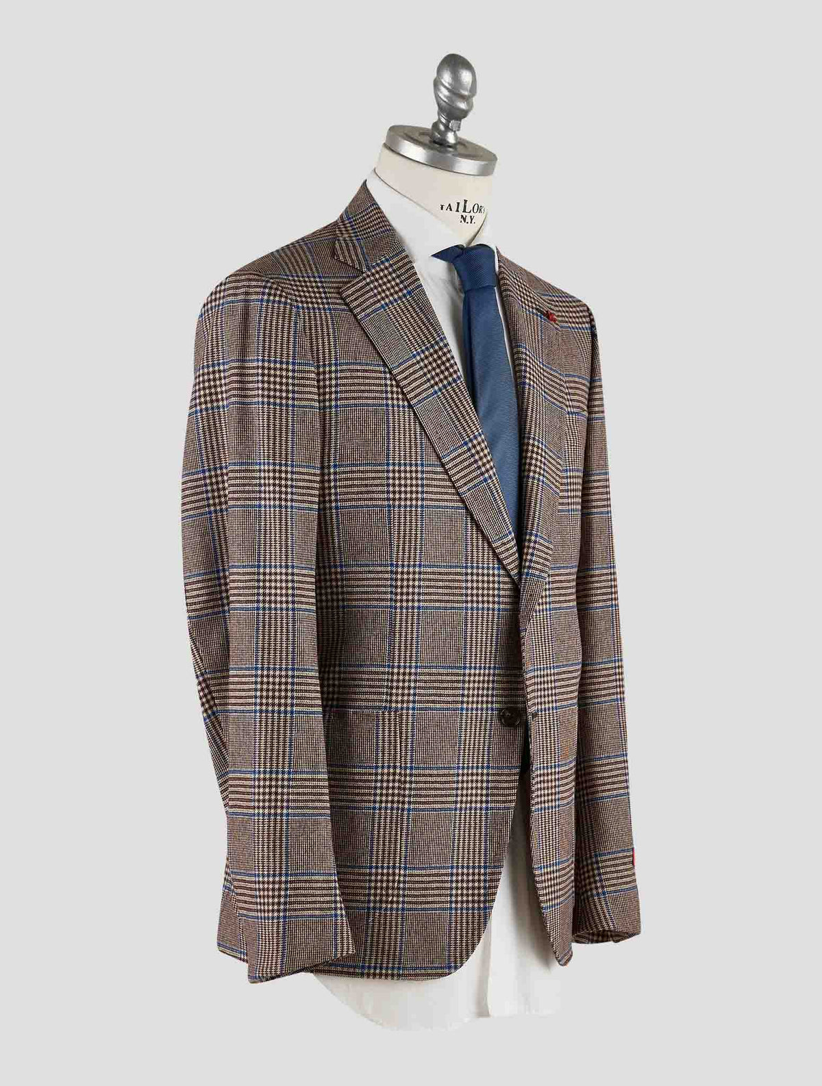 Isaia Multicolor Wool Cashmere Blazer Mod. Capri