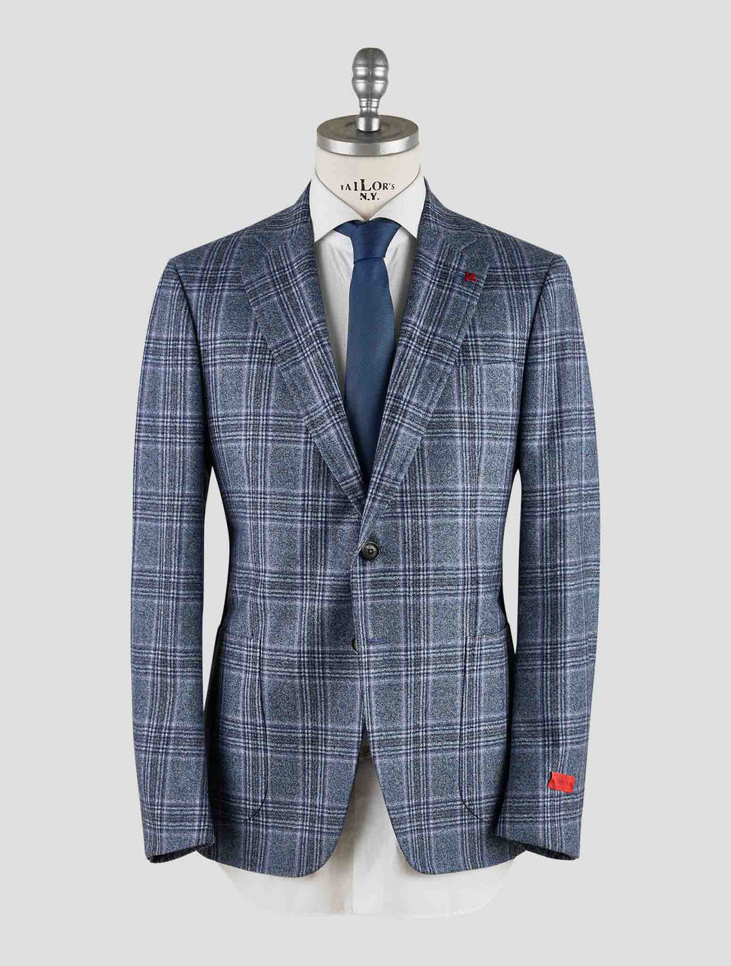 Isaia Blue Wool Blazer Mod. Capri