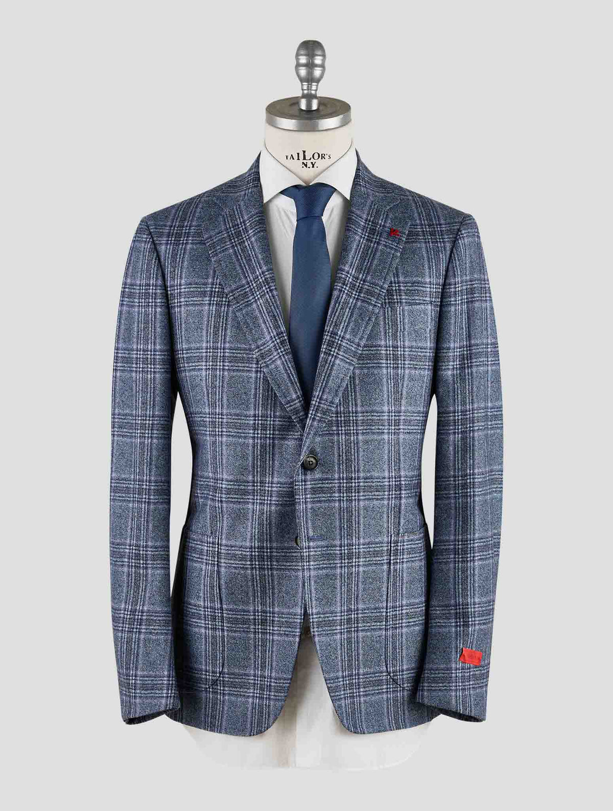 Isaia Blue Wool Blazer Mod. Capri