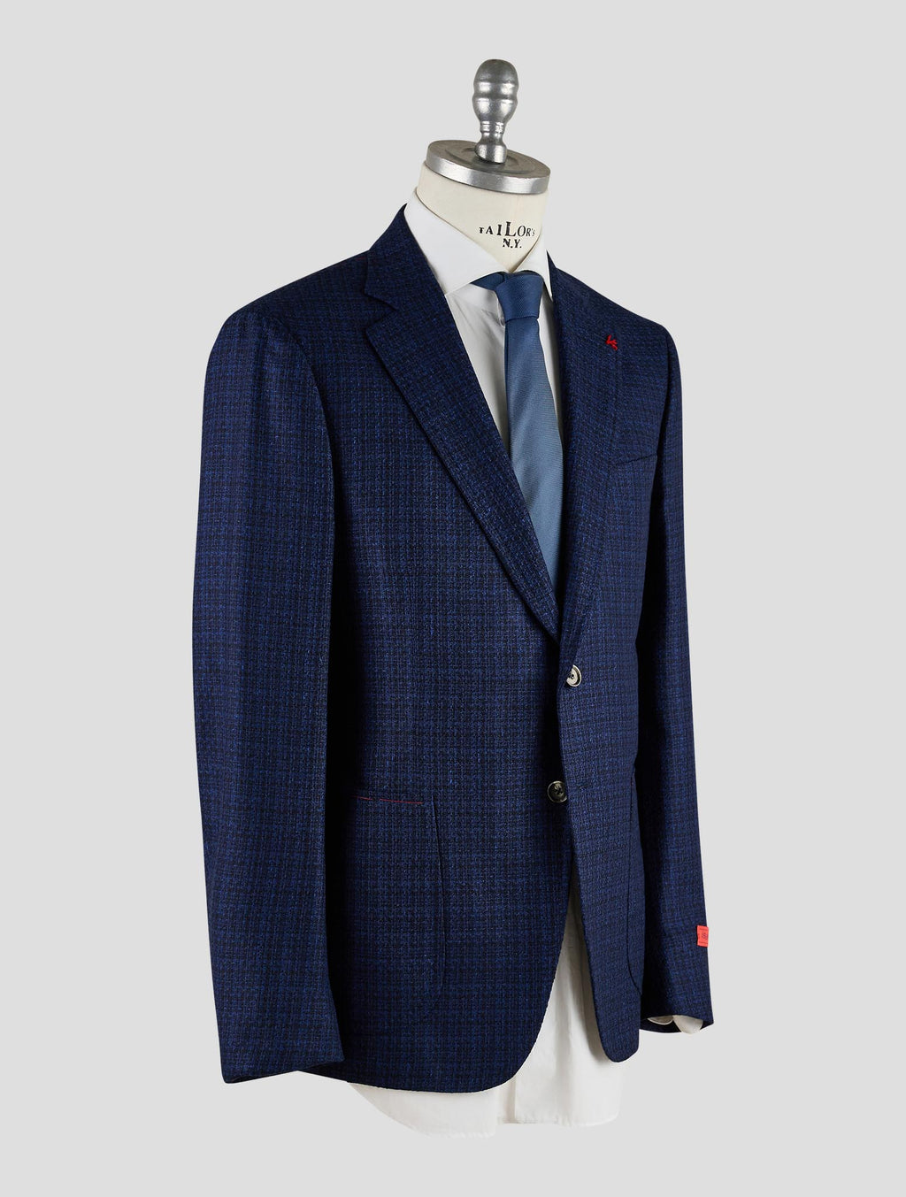 Isaia Blue Wool Blazer Mod. Capri